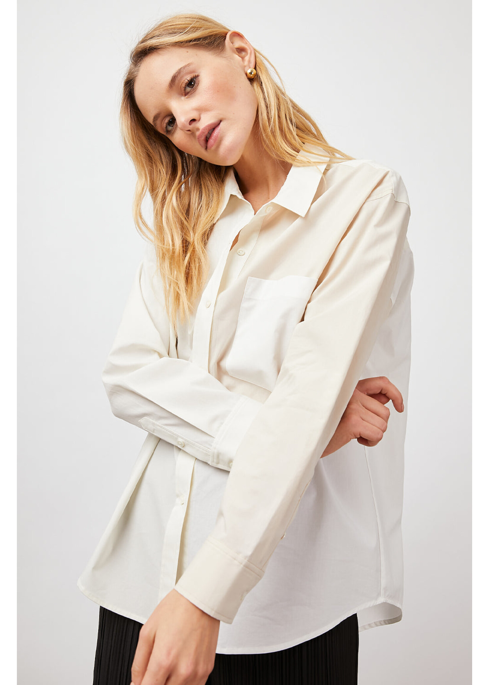 Rails Rails Arlo Shirt - Ivory Color Block
