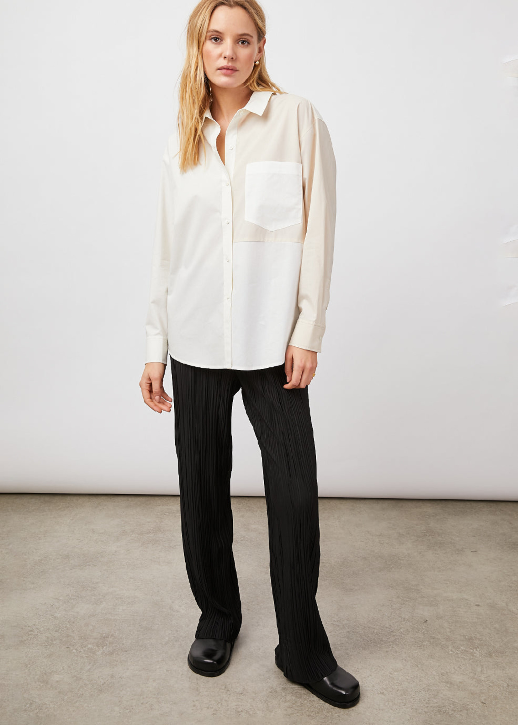 Rails Rails Chemise Arlo - Bloc De Couleur Ivoire