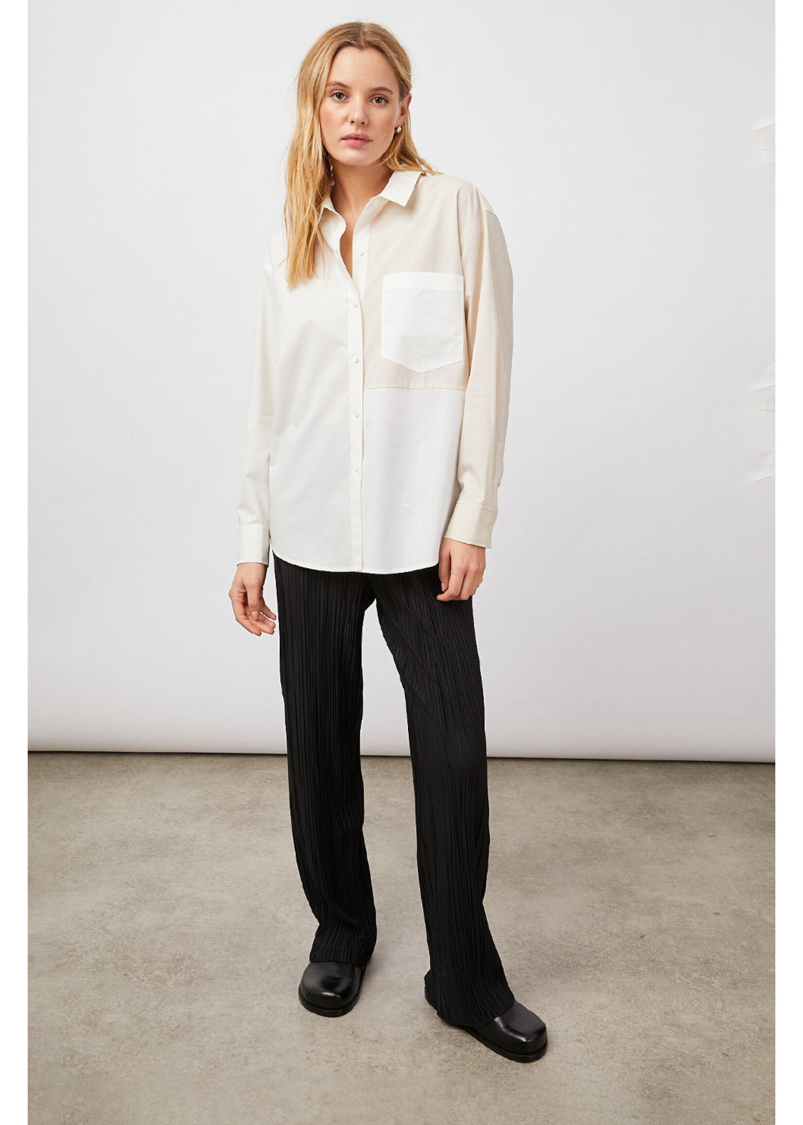 Rails Rails Arlo Shirt - Ivory Color Block