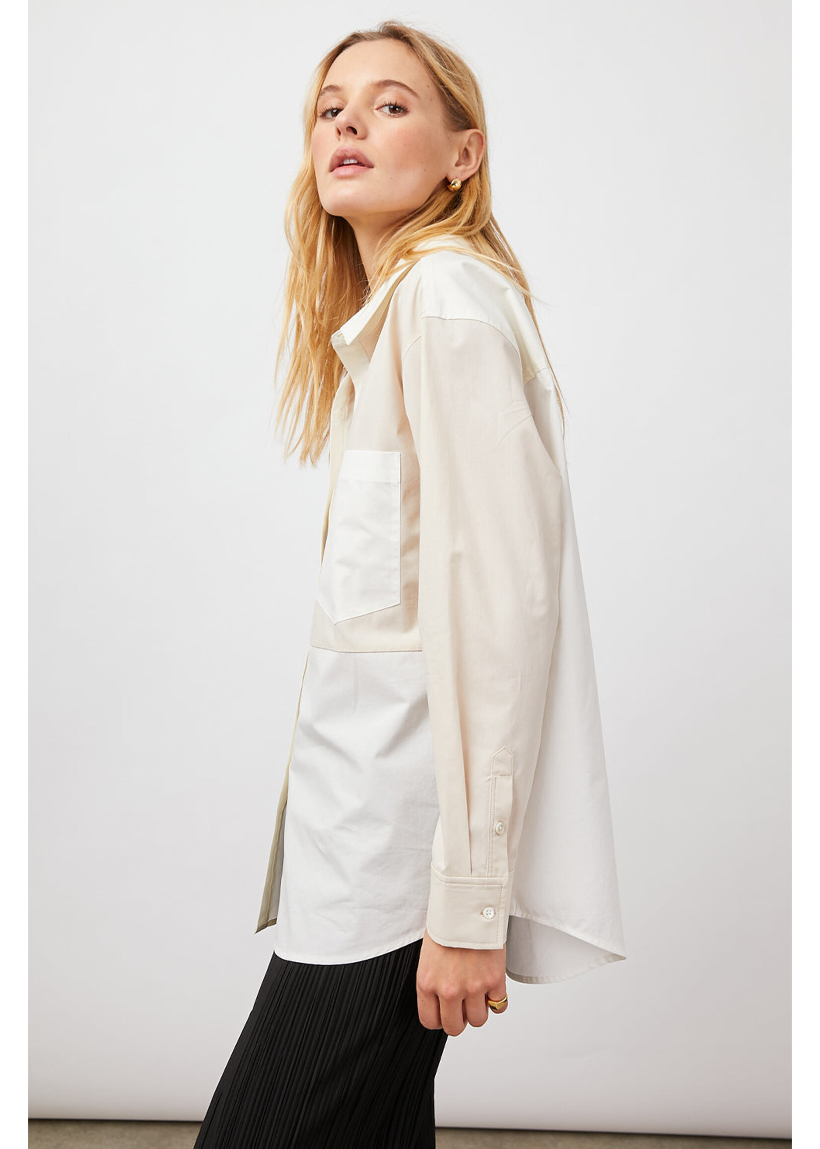 Rails Rails Arlo Shirt - Ivory Color Block