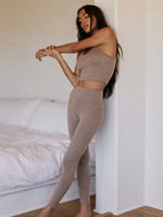 Z-Supply Z-Supply Legging Feel Good 7/8 - Taupe Chiné