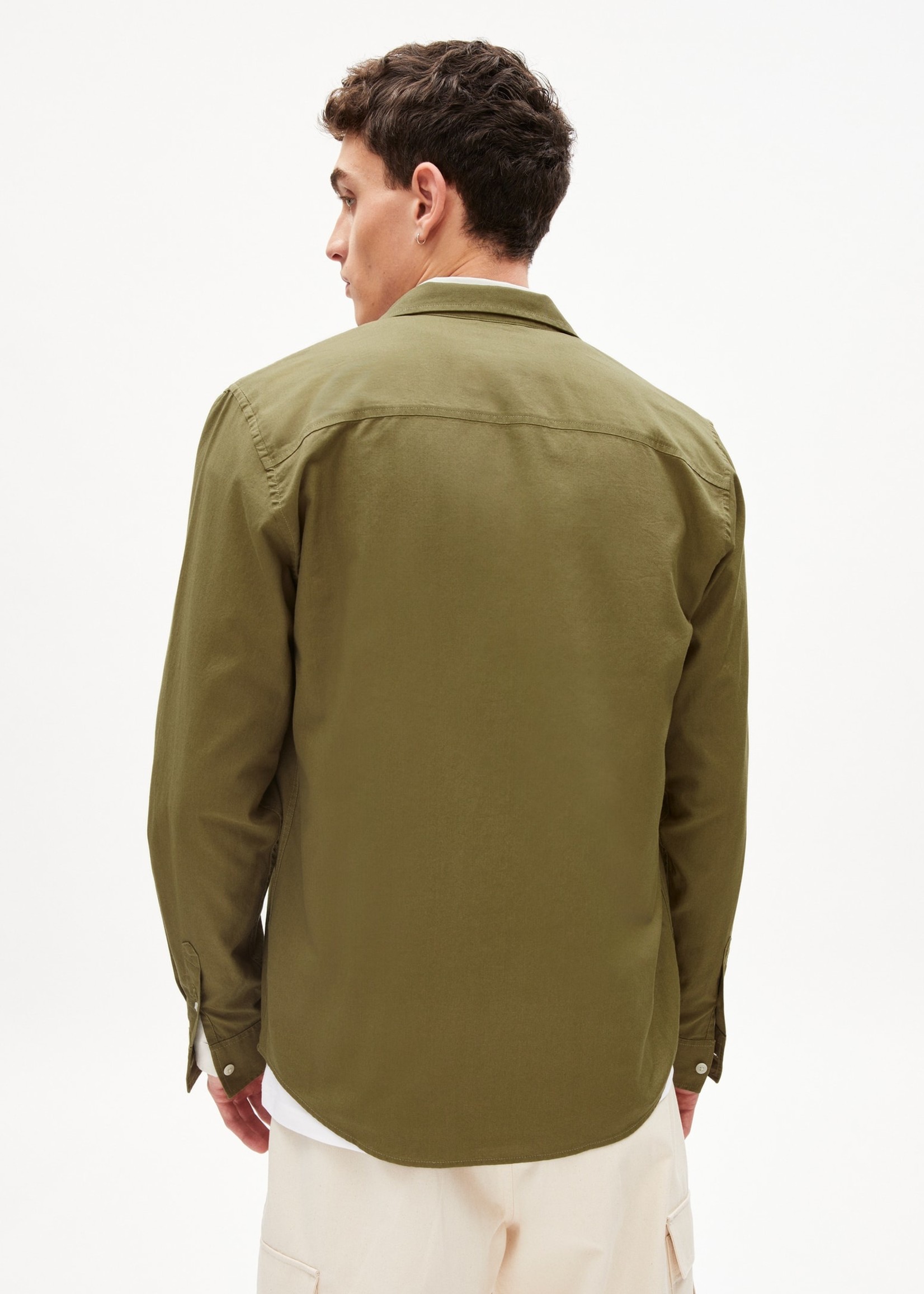 Armedangels Armedangels Chemise Quaadi - Olive