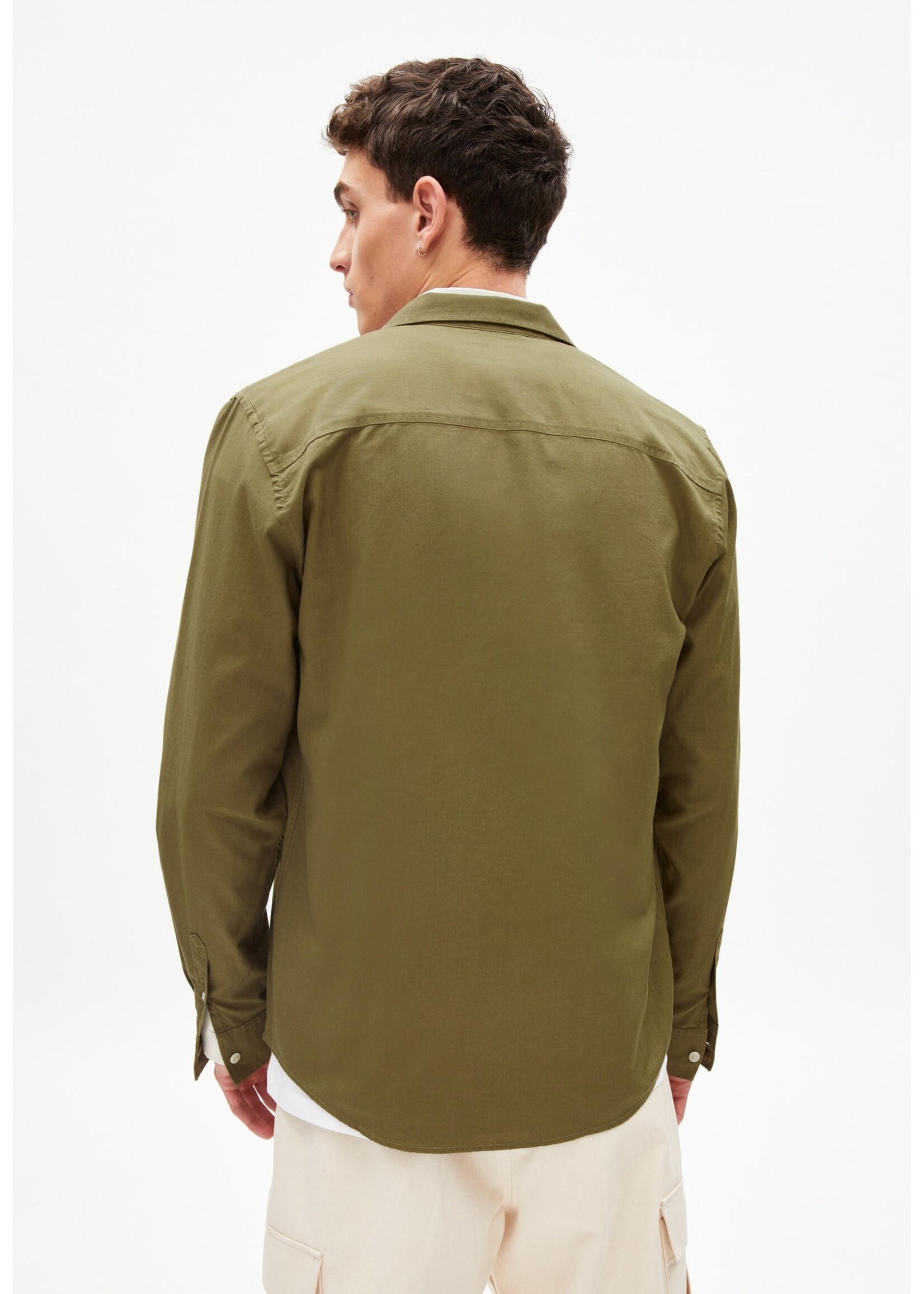 Armedangels Armedangels Chemise Quaadi - Olive