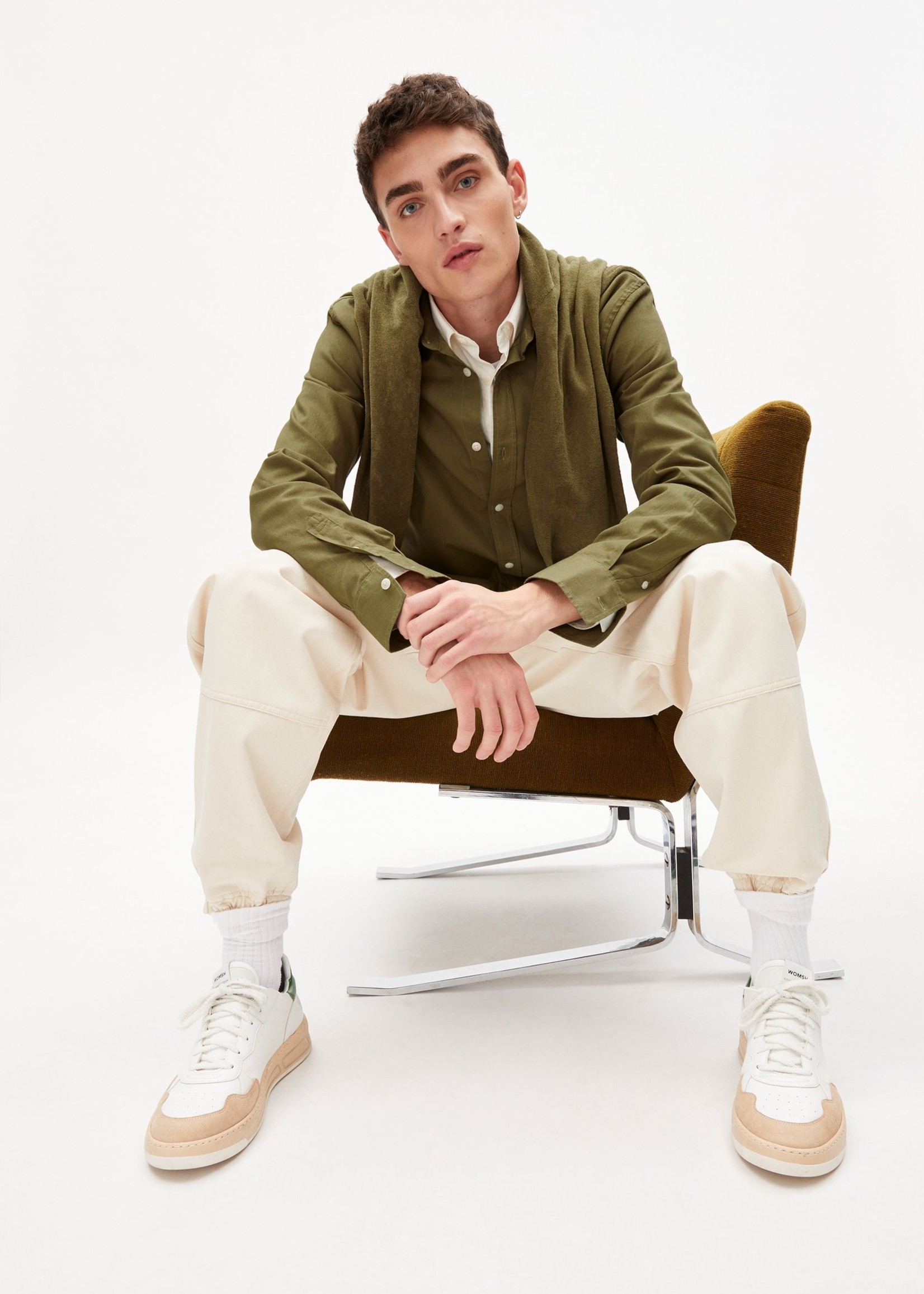 Armedangels Armedangels Quaadi Shirt - Oliva