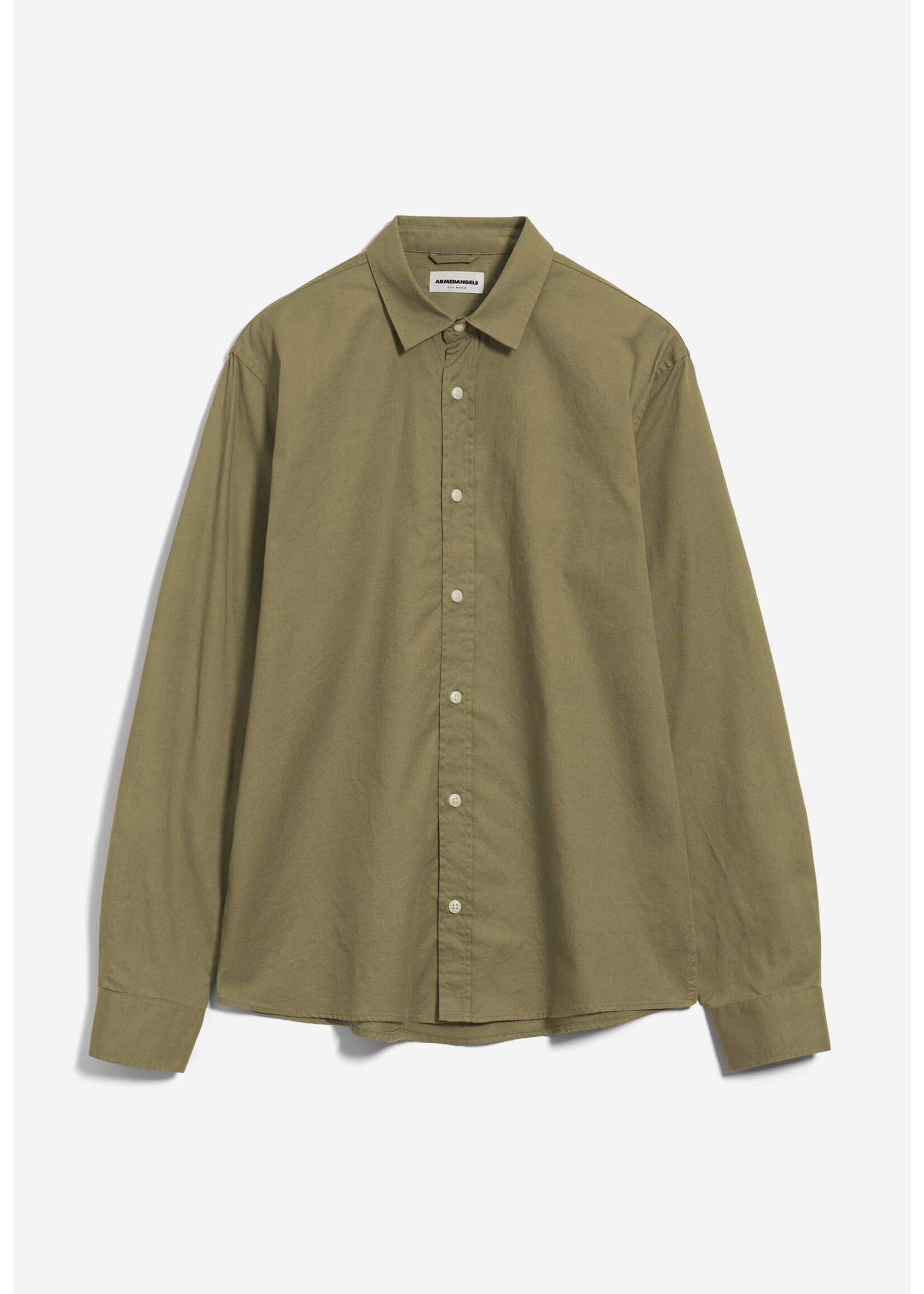 Armedangels Armedangels Quaadi Shirt - Oliva