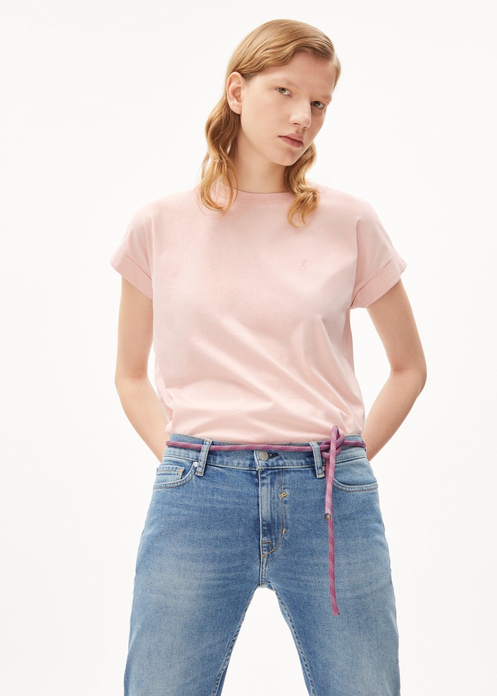 Armedangels Armedangels Idaa T-Shirt - Rose Quartz