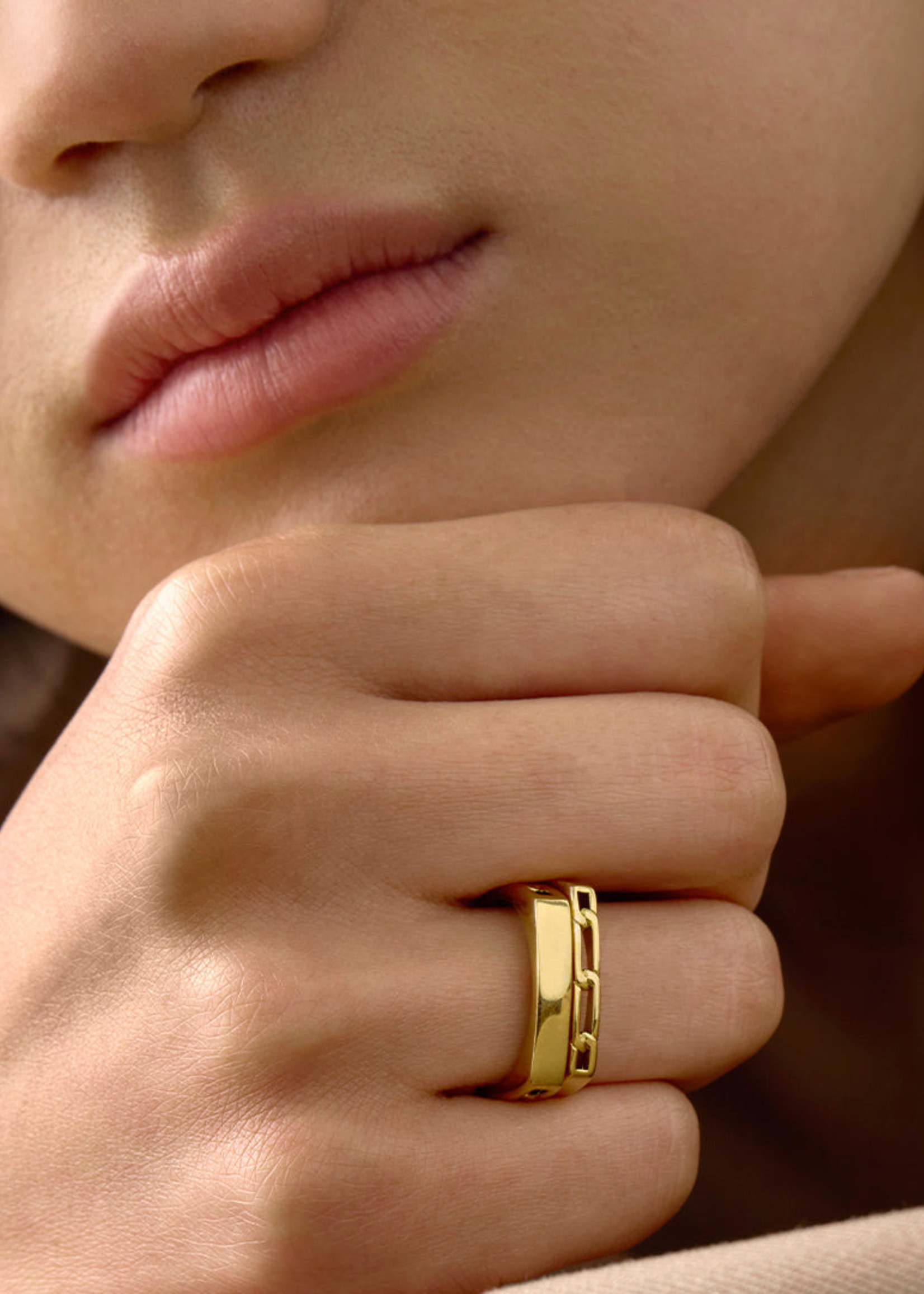 Jenny Bird Brady Ring Set - Gold