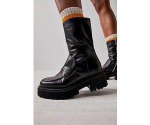 FP Madison Loafer Boot - Black - Boutique Evasion + Vendredi Chic