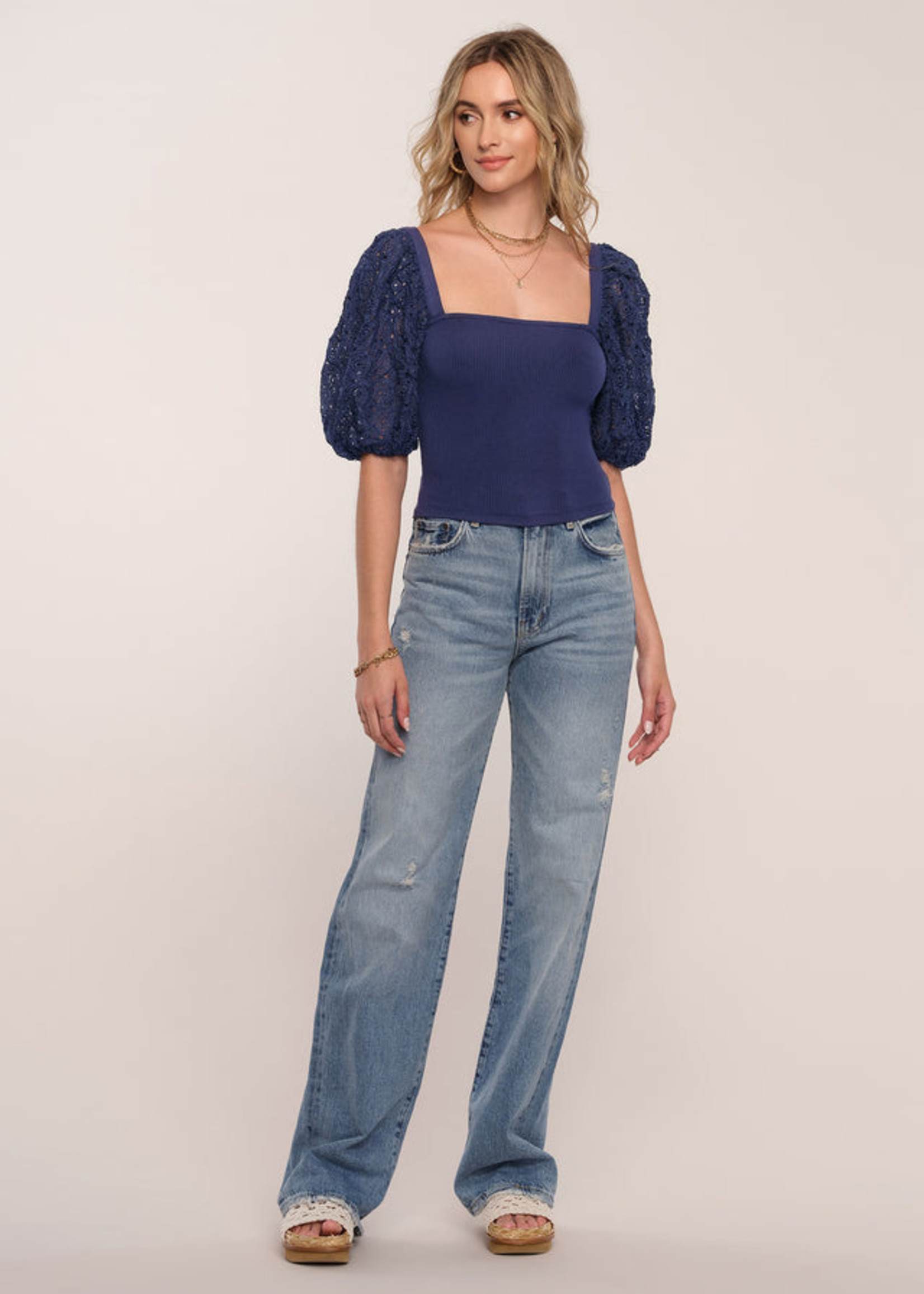 Heartloom Heartloom Haut Dana - Indigo
