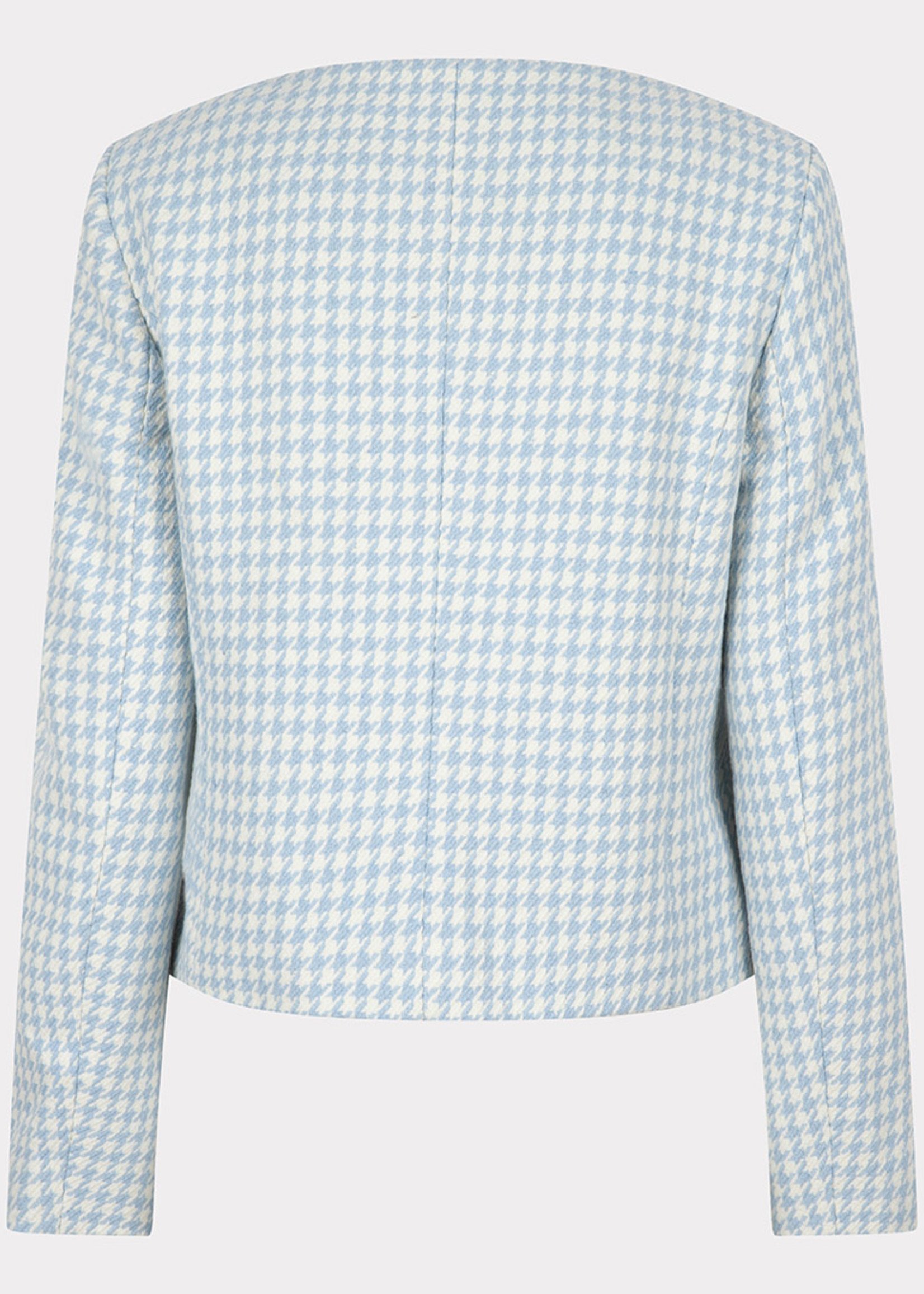 ESQ Houndstooth Blazer - Blue