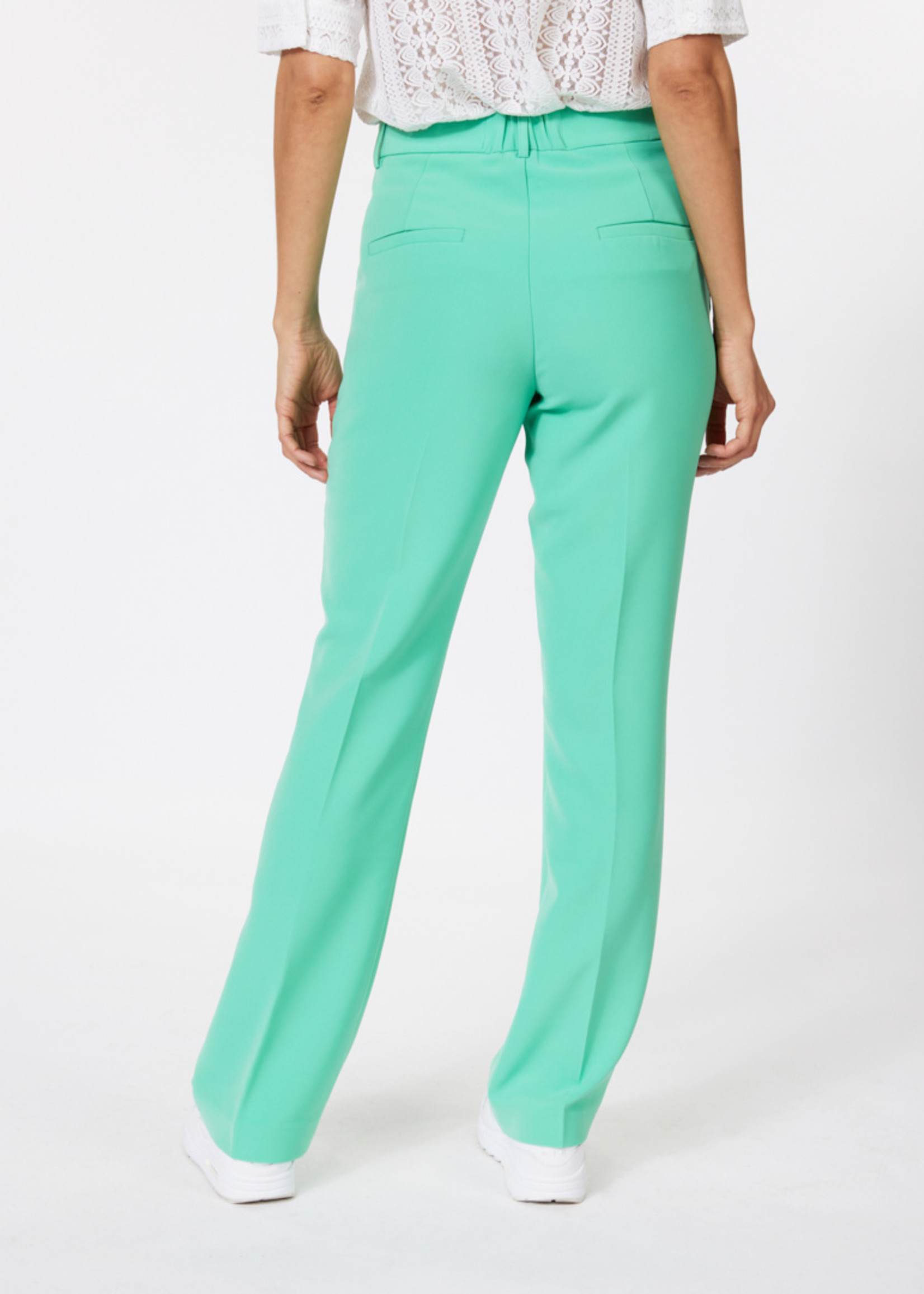 ESQ Trousers Wide City Stretch - Jade