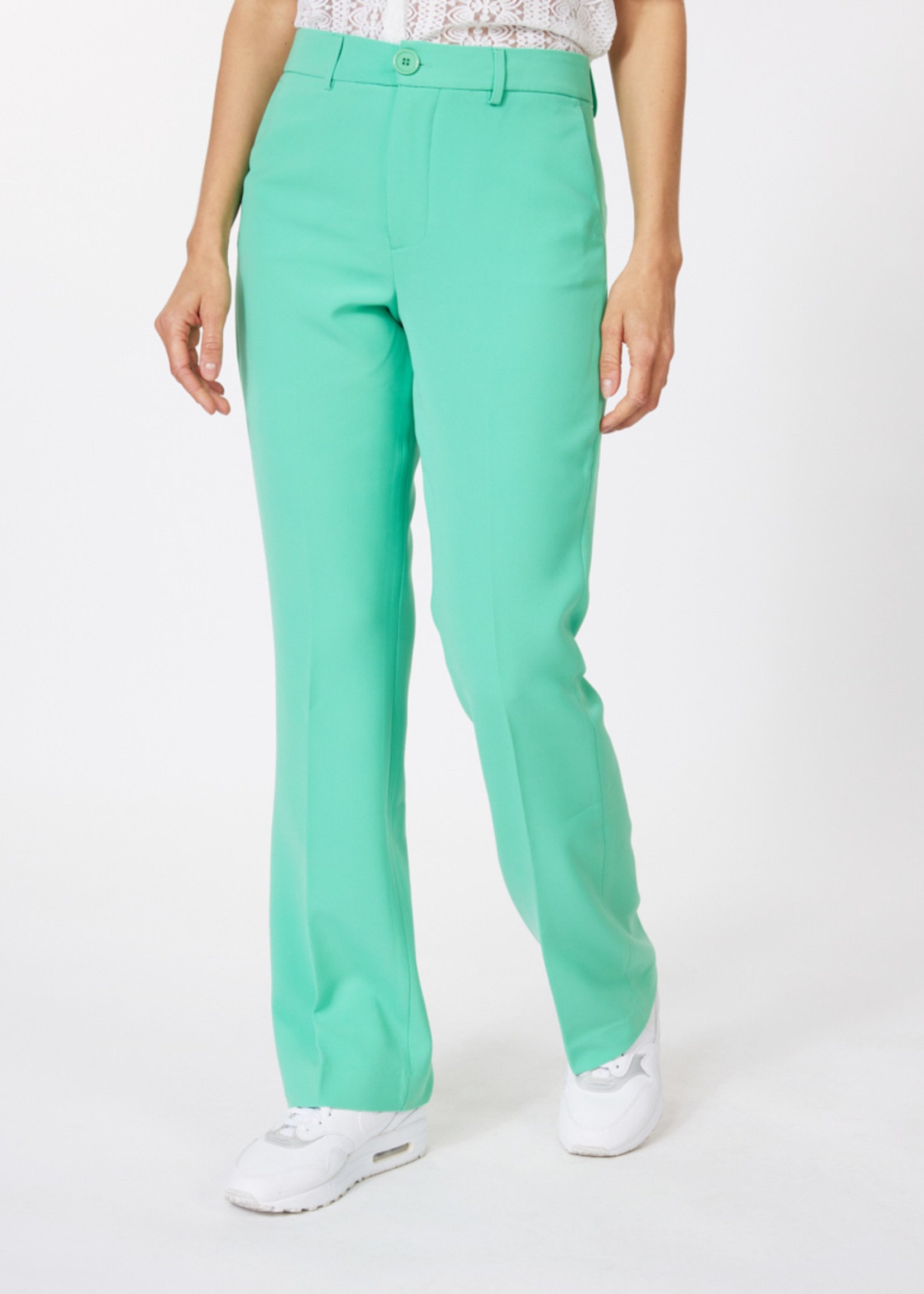 ESQ Trousers Wide City Stretch - Jade