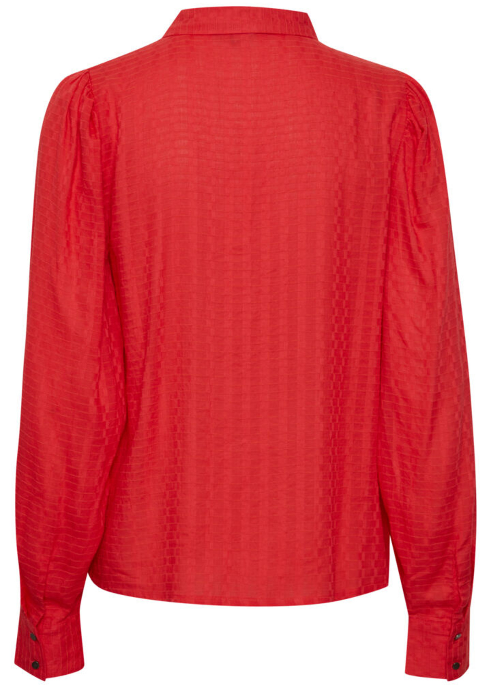 ICHI ICHI IHUMANO Knit Shirt - Poppy Red