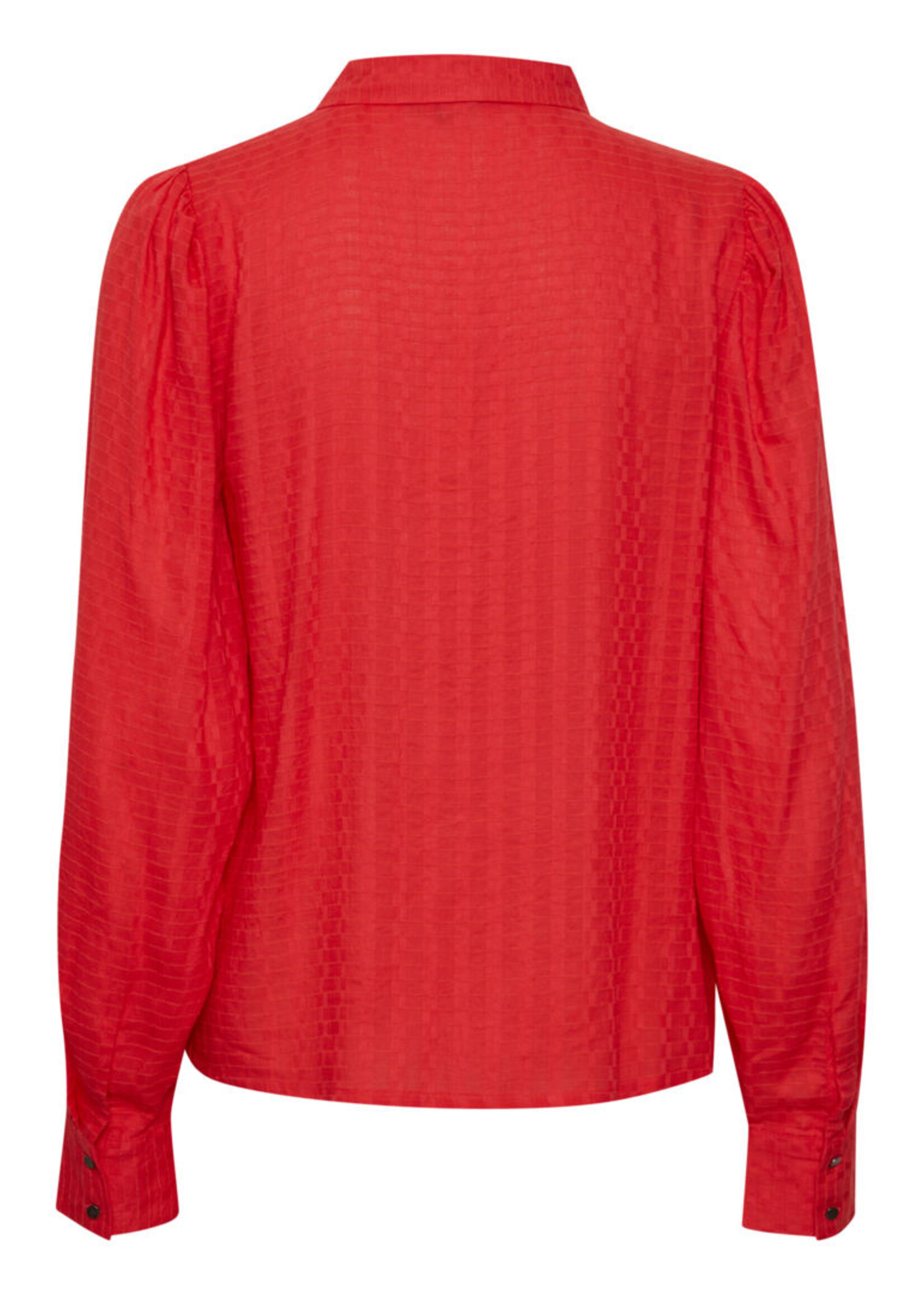 ICHI ICHI IHUMANO Knit Shirt - Poppy Red