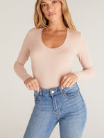 Z-Supply Z-Supply Chandail Manches Longues Côtelé Sirena - Soft Pink
