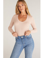 Z-Supply Z-Supply Chandail Manches Longues Côtelé Sirena - Soft Pink