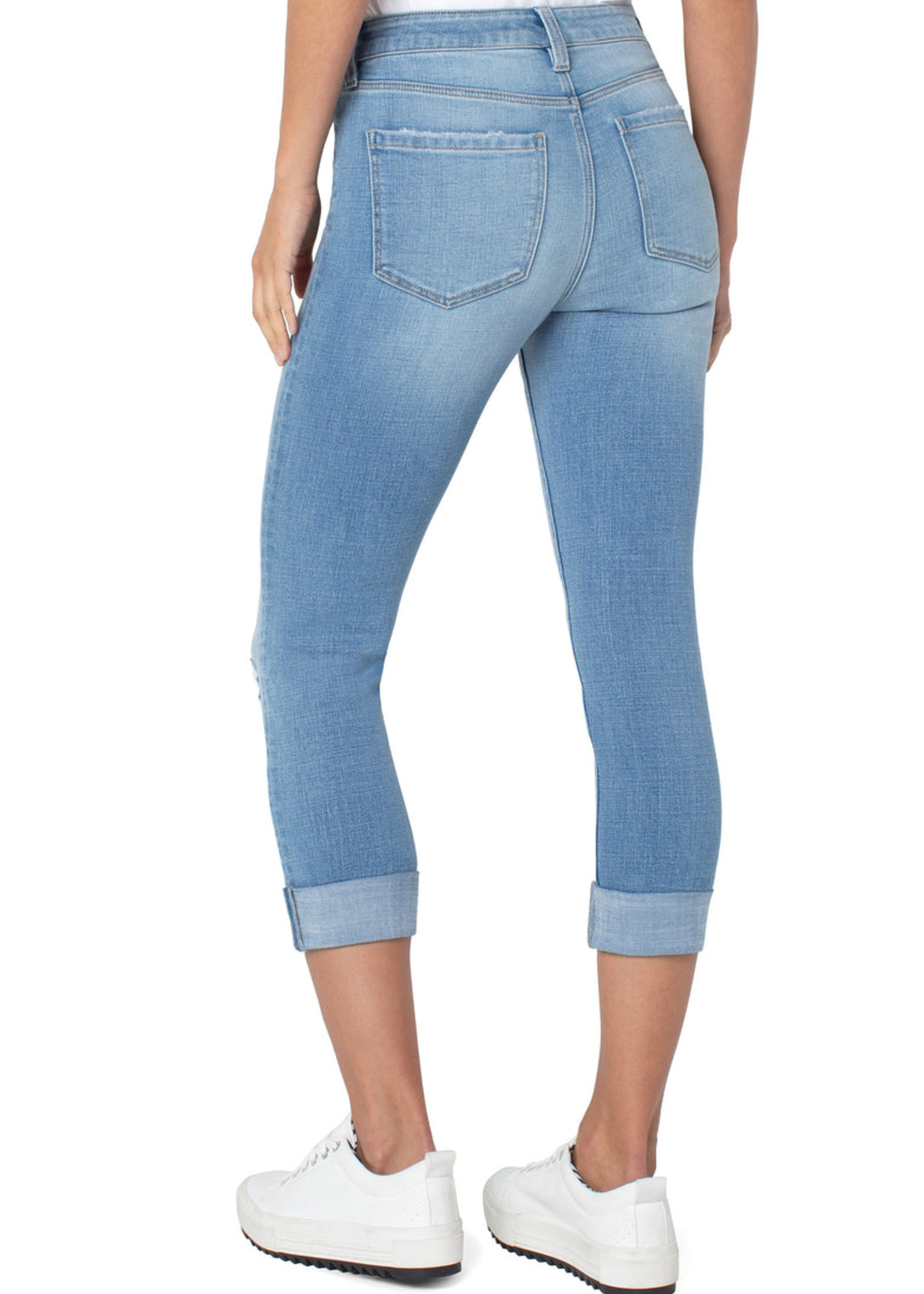 Liverpool Liverpool Charlie Crop Skinny W/Wide Rolled Cuff 24'' I - Riverton