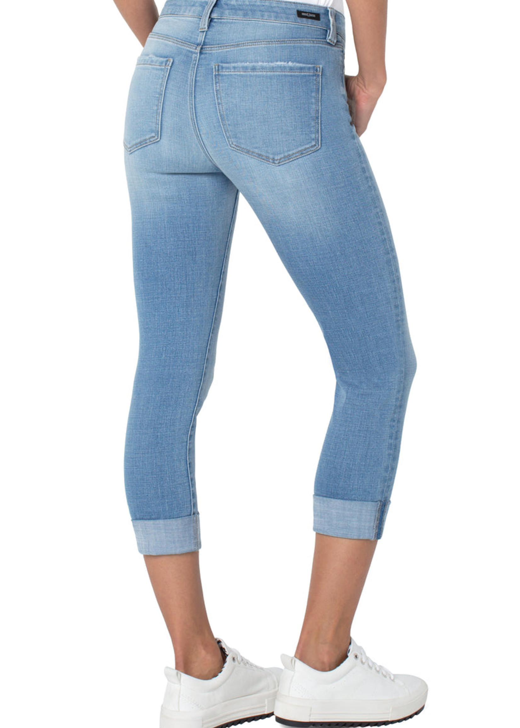Liverpool Liverpool Charlie Crop Skinny W/Wide Rolled Cuff 24'' I - Riverton