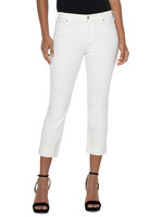 Liverpool Liverpool Charlie Crop Ajustée Avec Bas Roulé 24'' I - Bone White