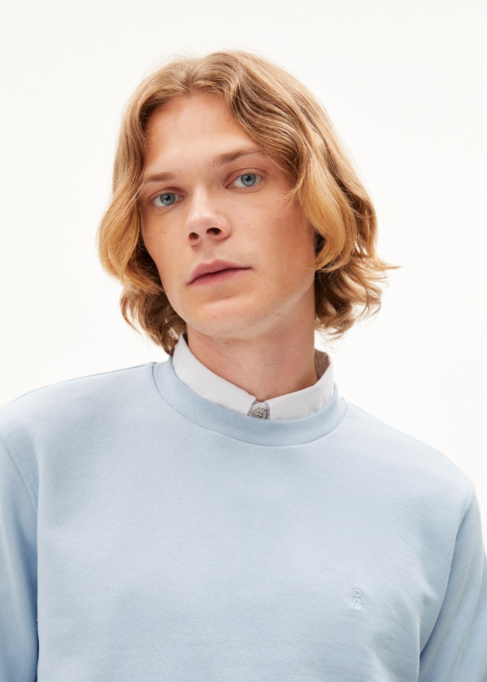 Armedangels Armedangels Baaro Sweatshirt - Morning Sky