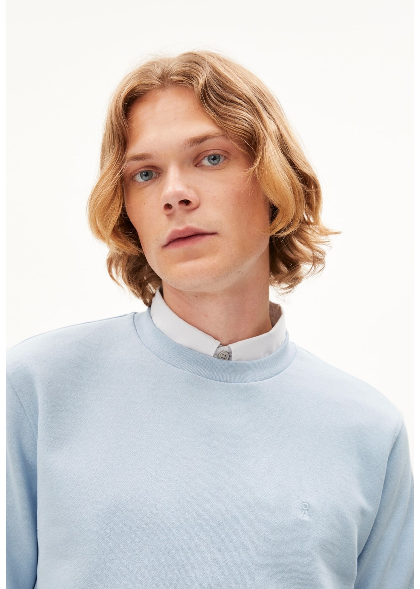 Armedangels Armedangels Baaro Sweatshirt - Morning Sky
