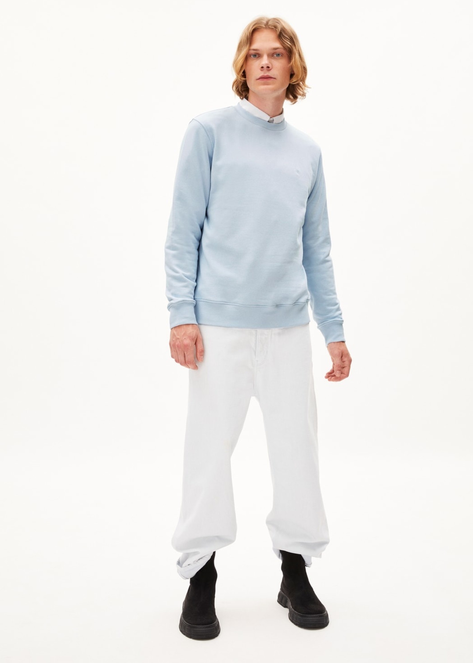Armedangels Armedangels Baaro Sweatshirt - Morning Sky