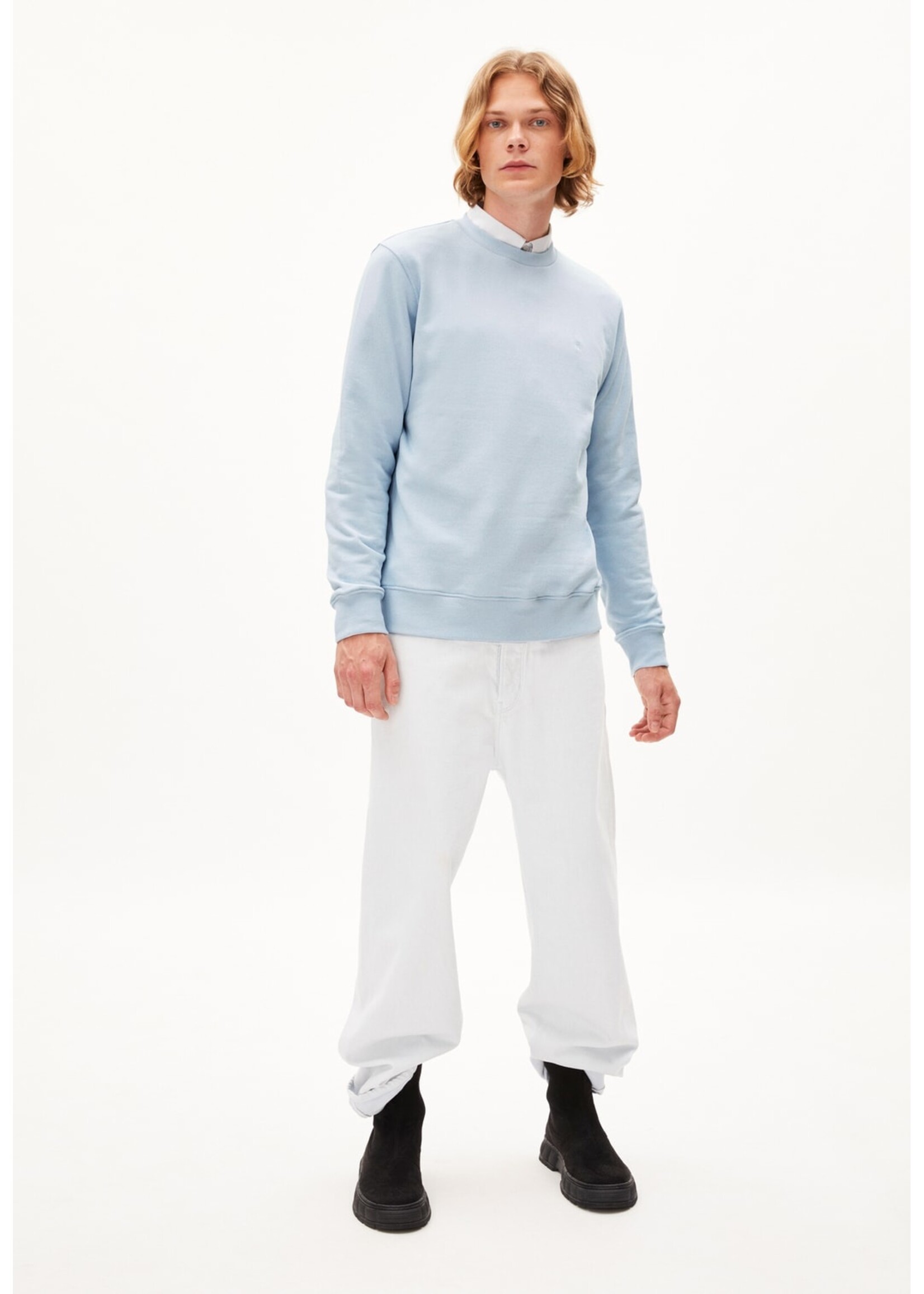 Armedangels Armedangels Baaro Sweatshirt - Morning Sky