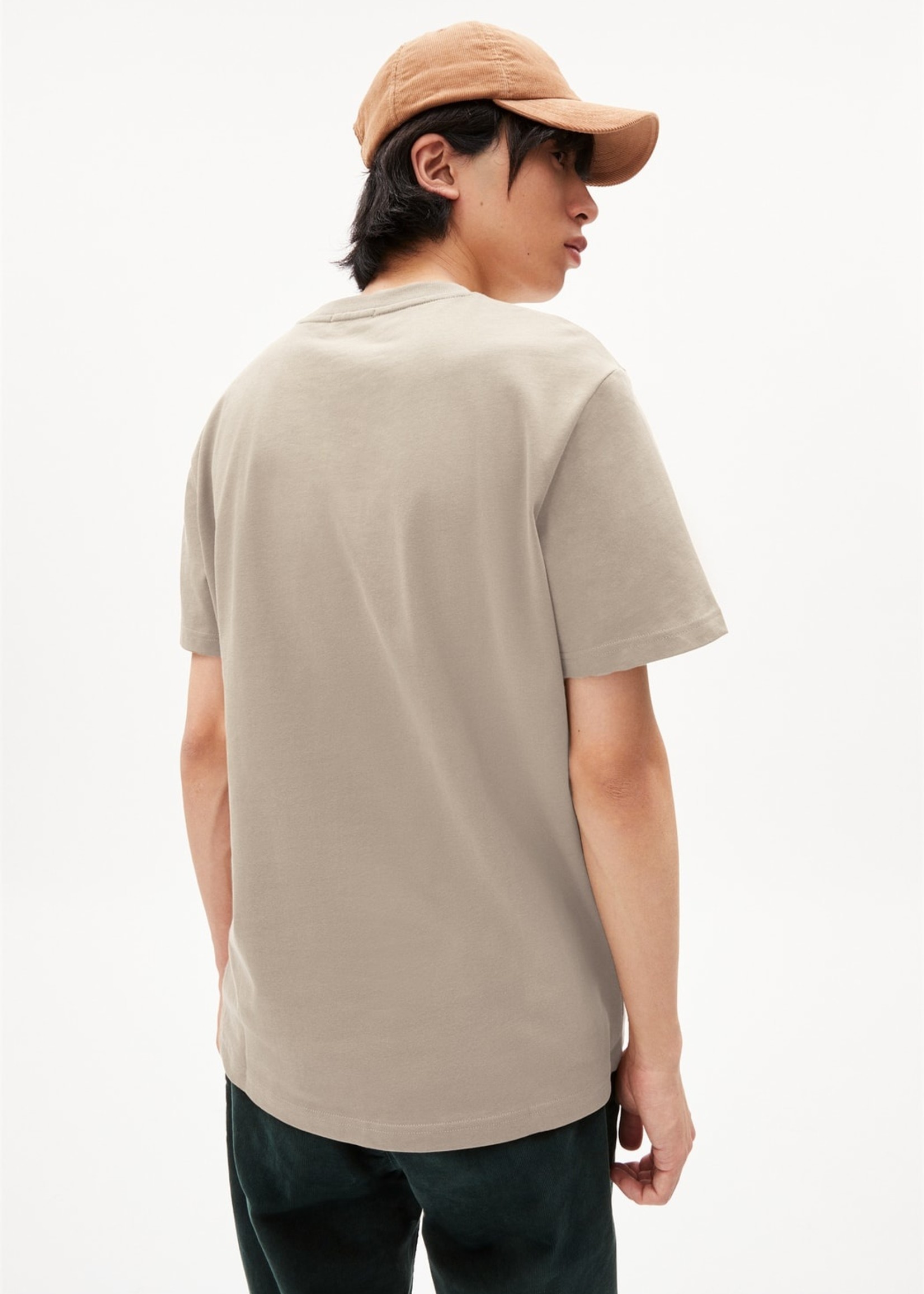 Armedangels Aarmedangels Maarkos Heavyweight T-Shirt Relaxed Fit - Sand Stone