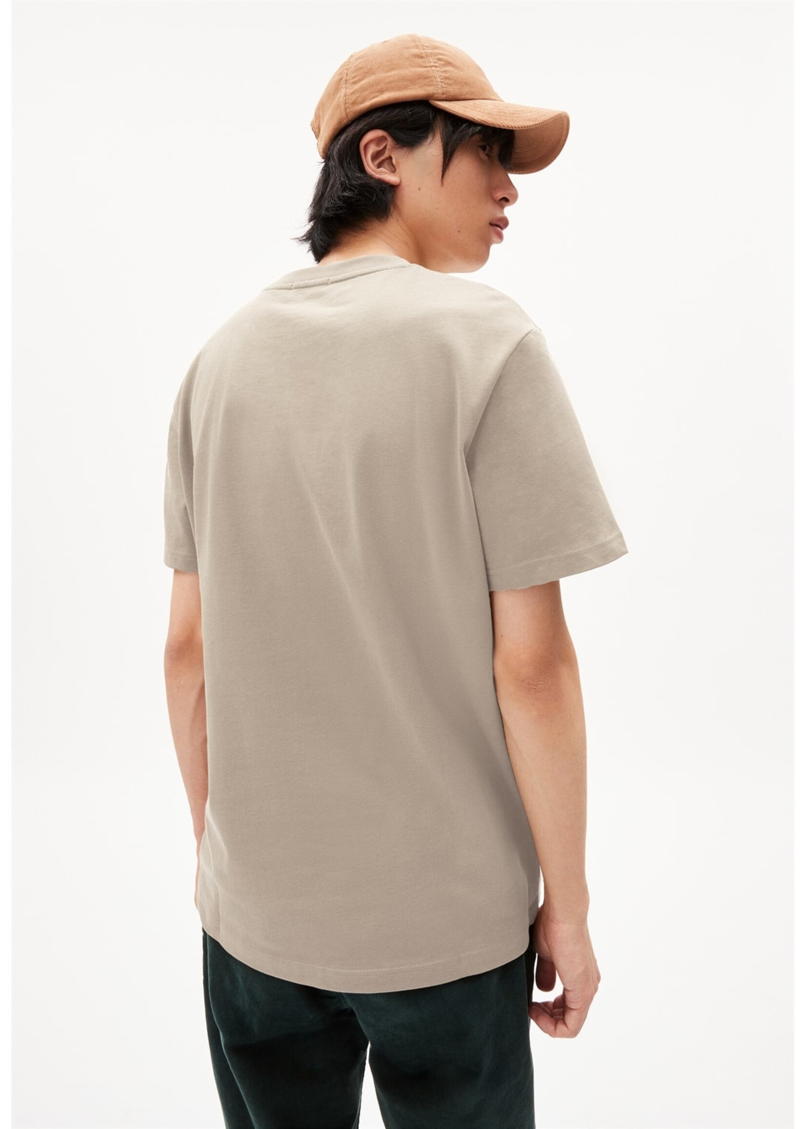 Armedangels Aarmedangels Maarkos Heavyweight T-Shirt Relaxed Fit - Sand Stone
