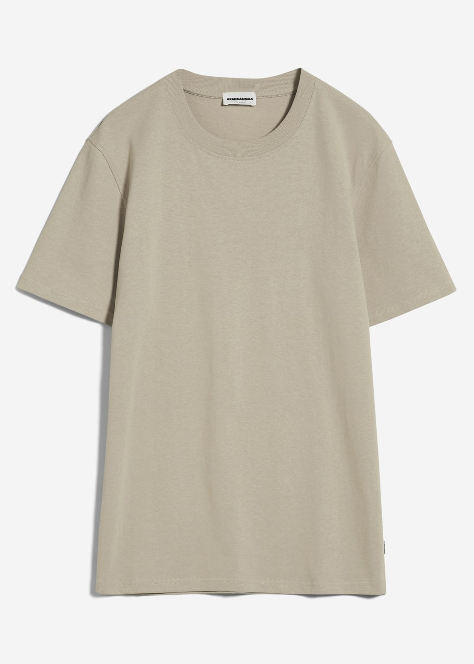 Armedangels Aarmedangels Maarkos Heavyweight T-Shirt Relaxed Fit - Sand Stone