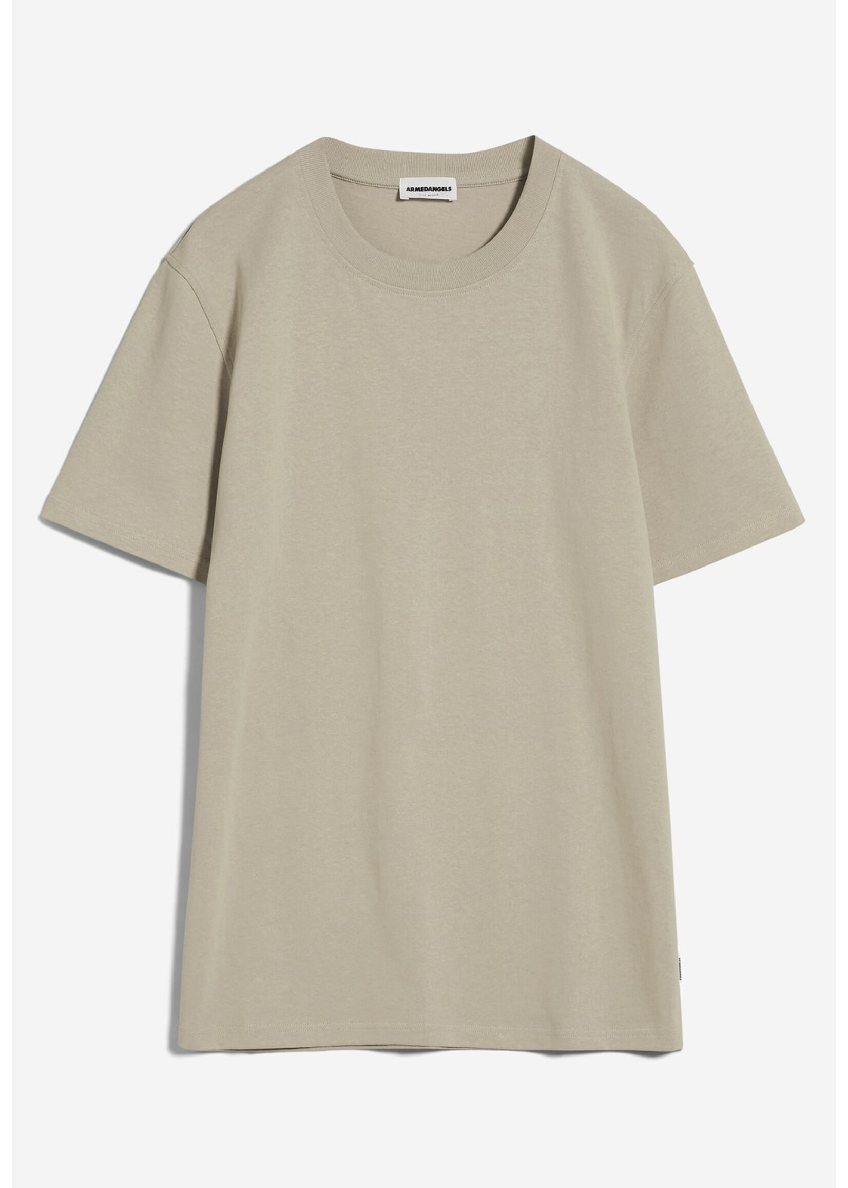 Armedangels Aarmedangels Maarkos Heavyweight T-Shirt Relaxed Fit - Sand Stone