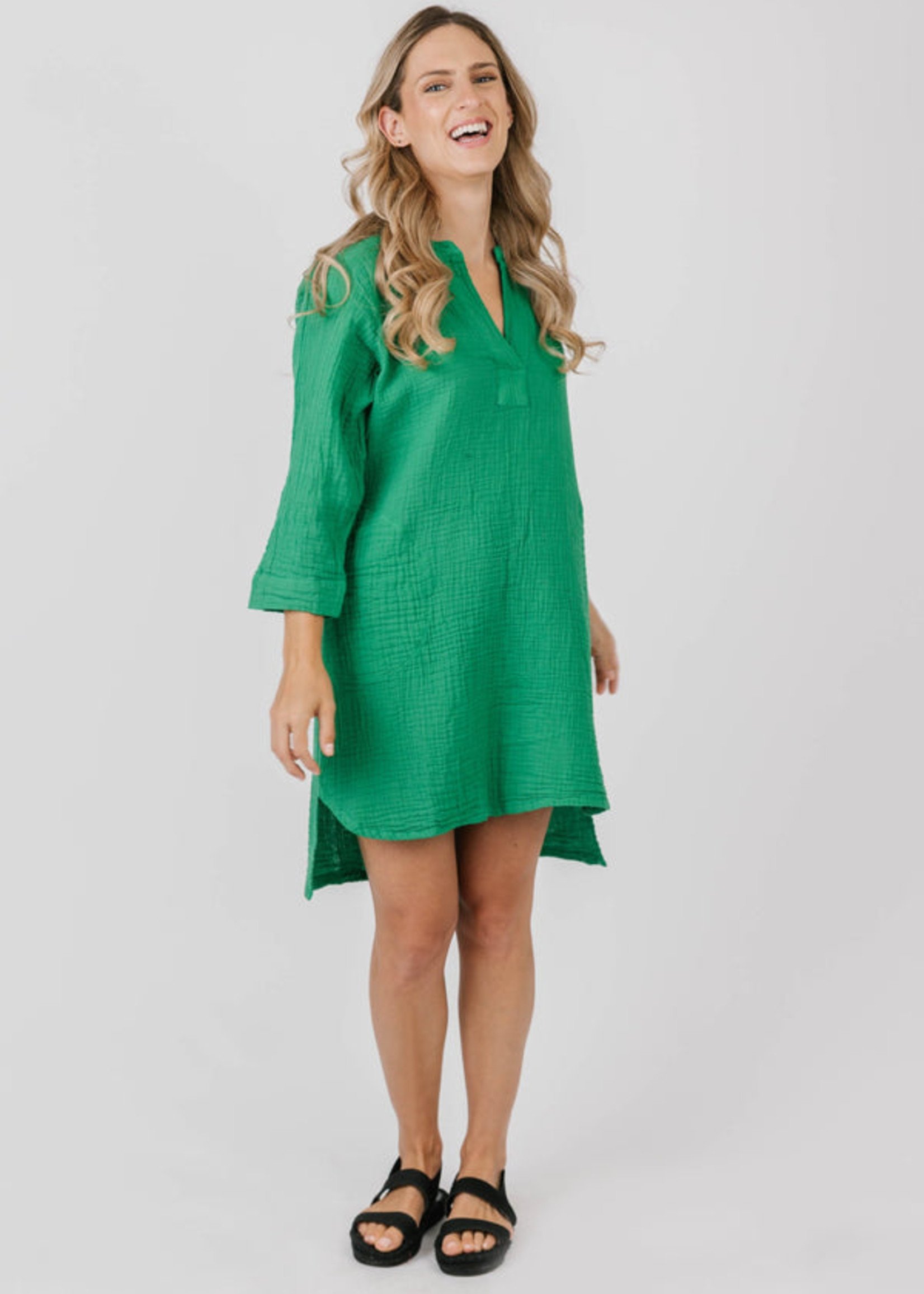 SP Lorraine Dress - Forest Green