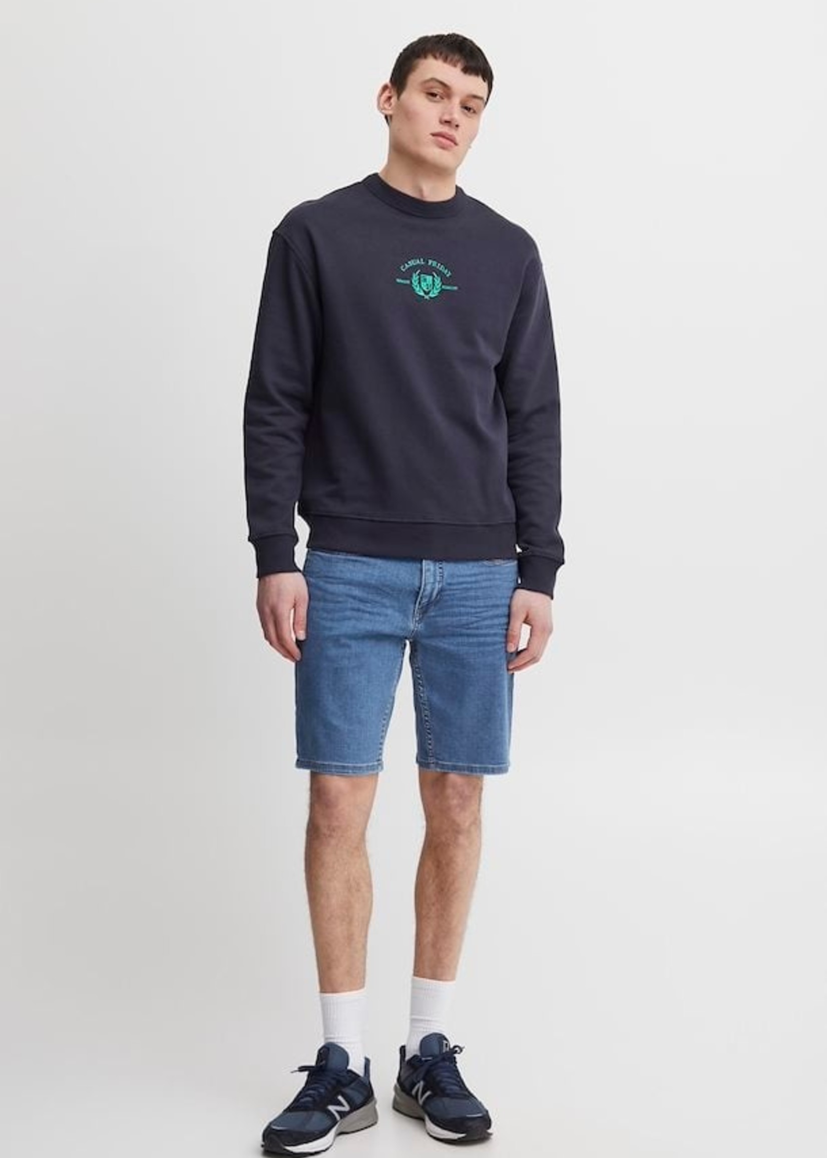 Casual Friday CF Denim Shorts - Bleach Blue