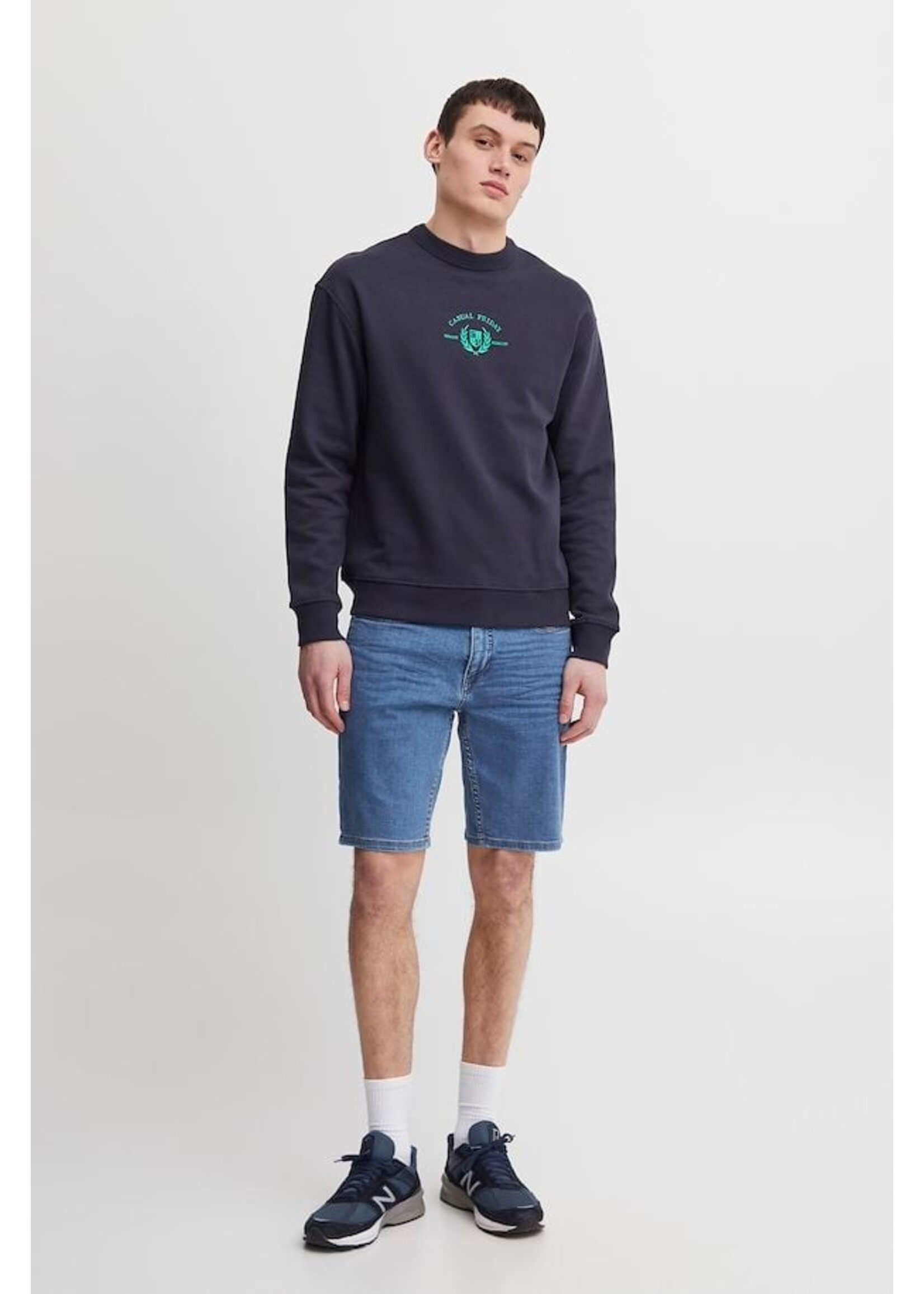 Casual Friday CF Denim Shorts - Bleach Blue