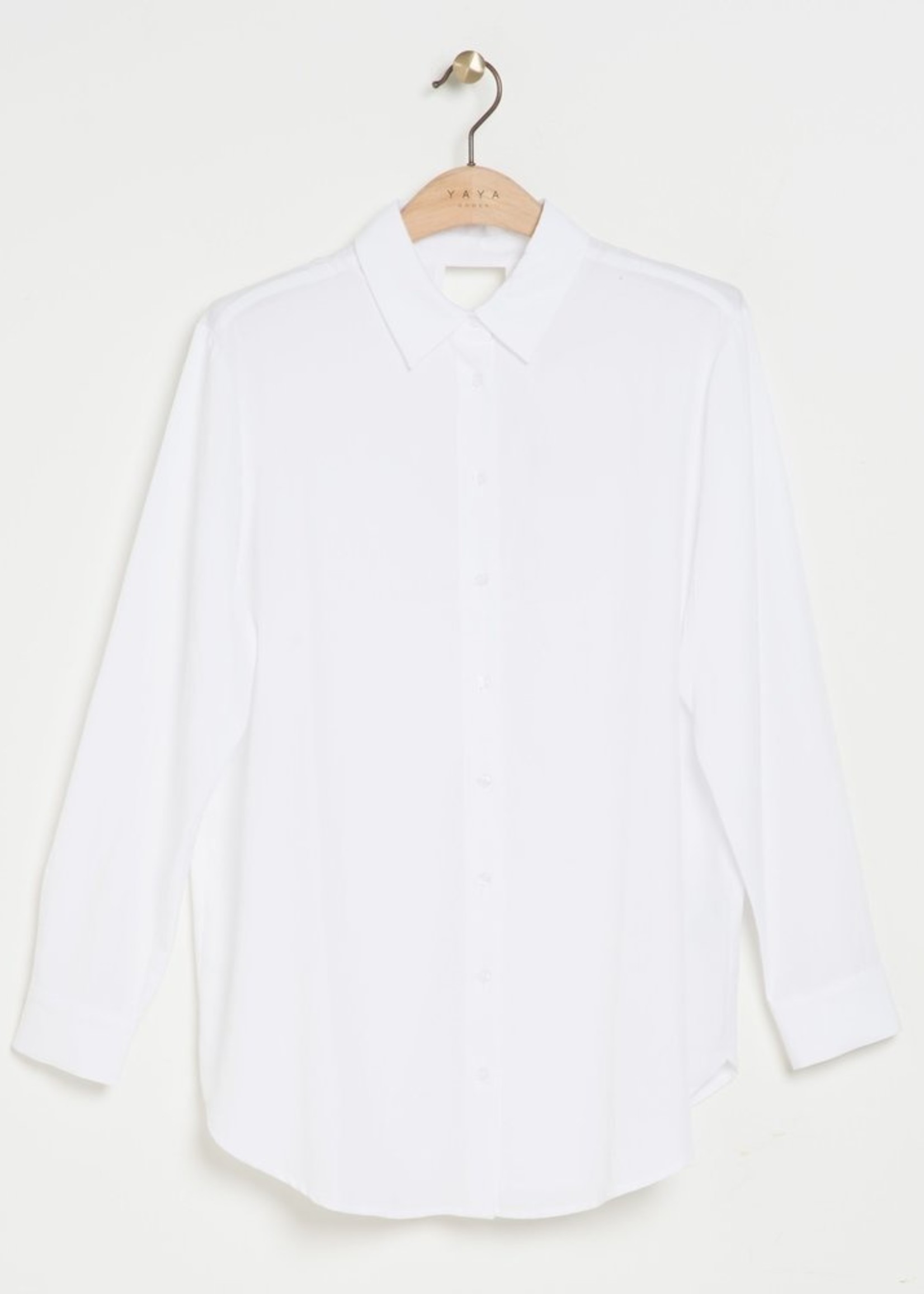 Yaya Women Yaya Women Blouse w/ Twisted Back Detail - Pure White