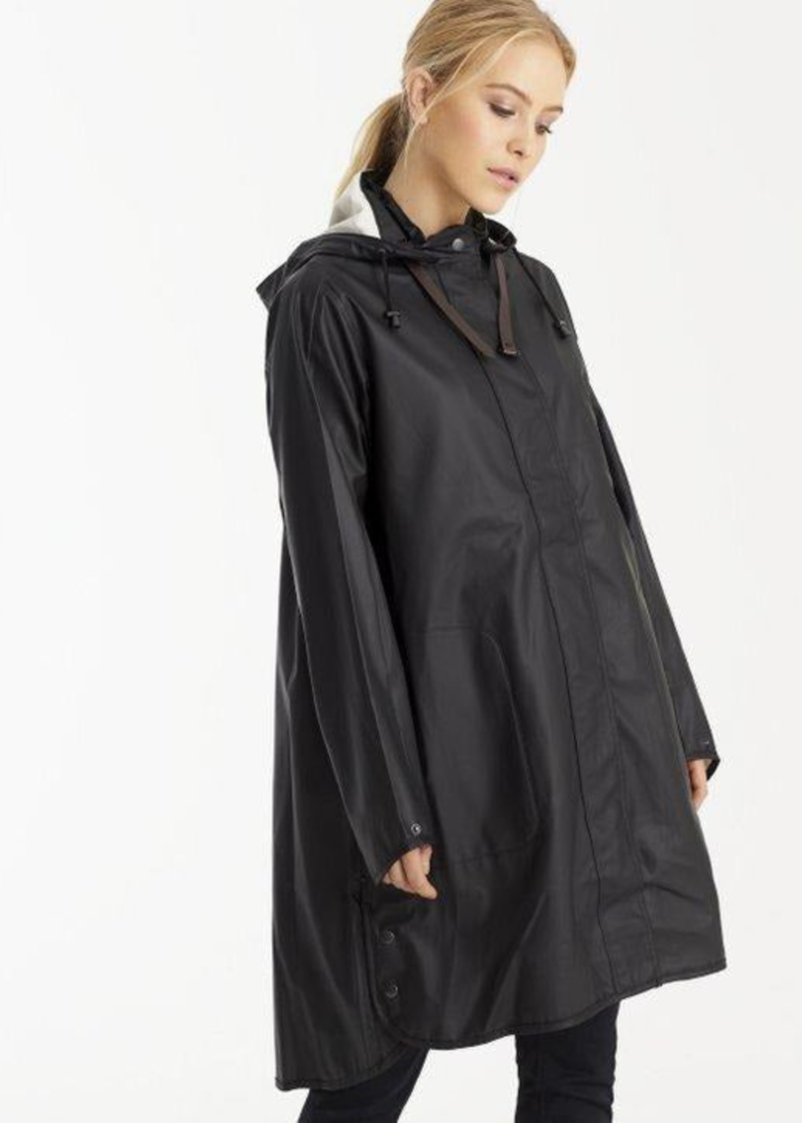 Ilse Jacobsen IJ Rain Coat - Black