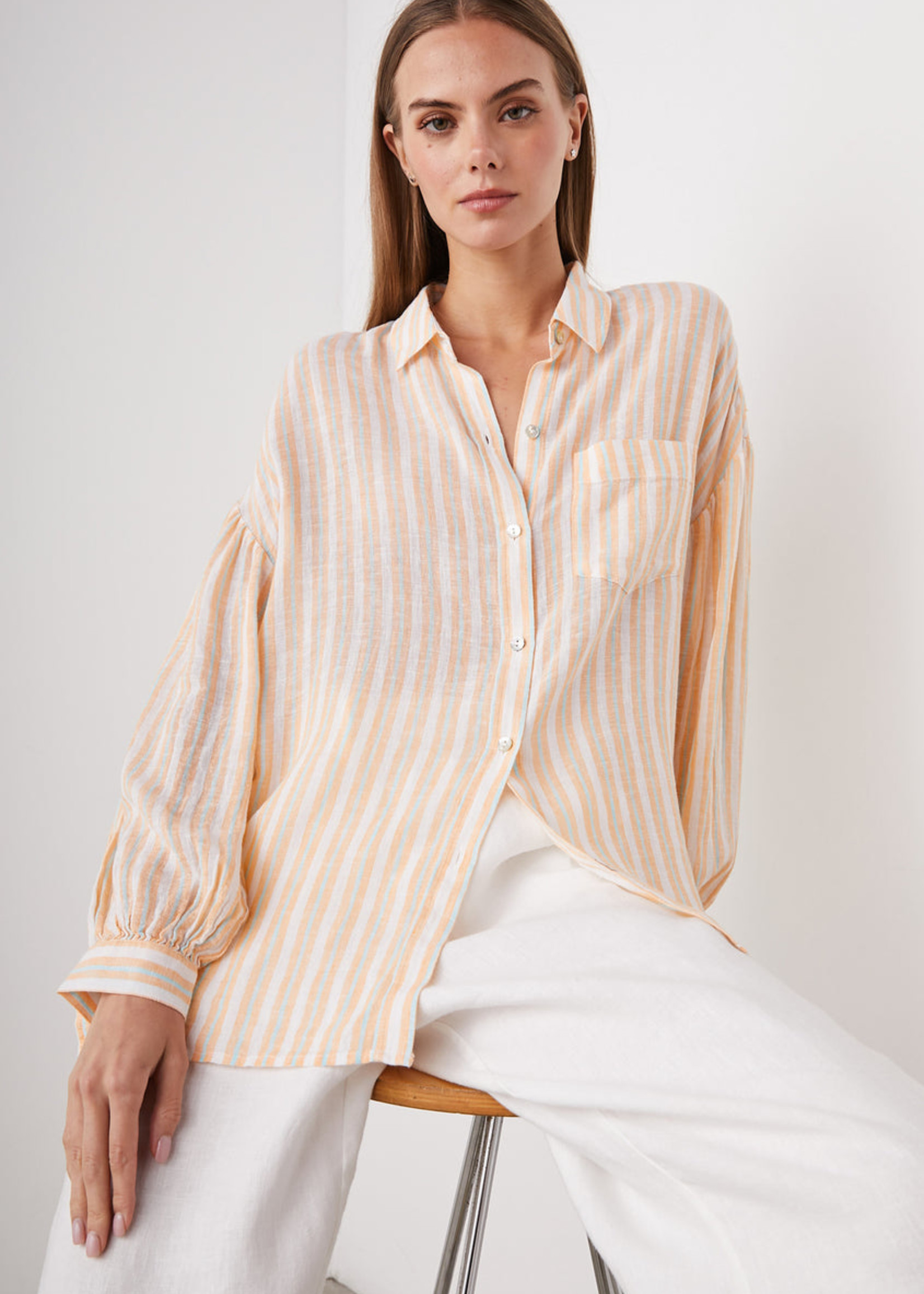 Rails Rails Clio Top - Clementine Stripe