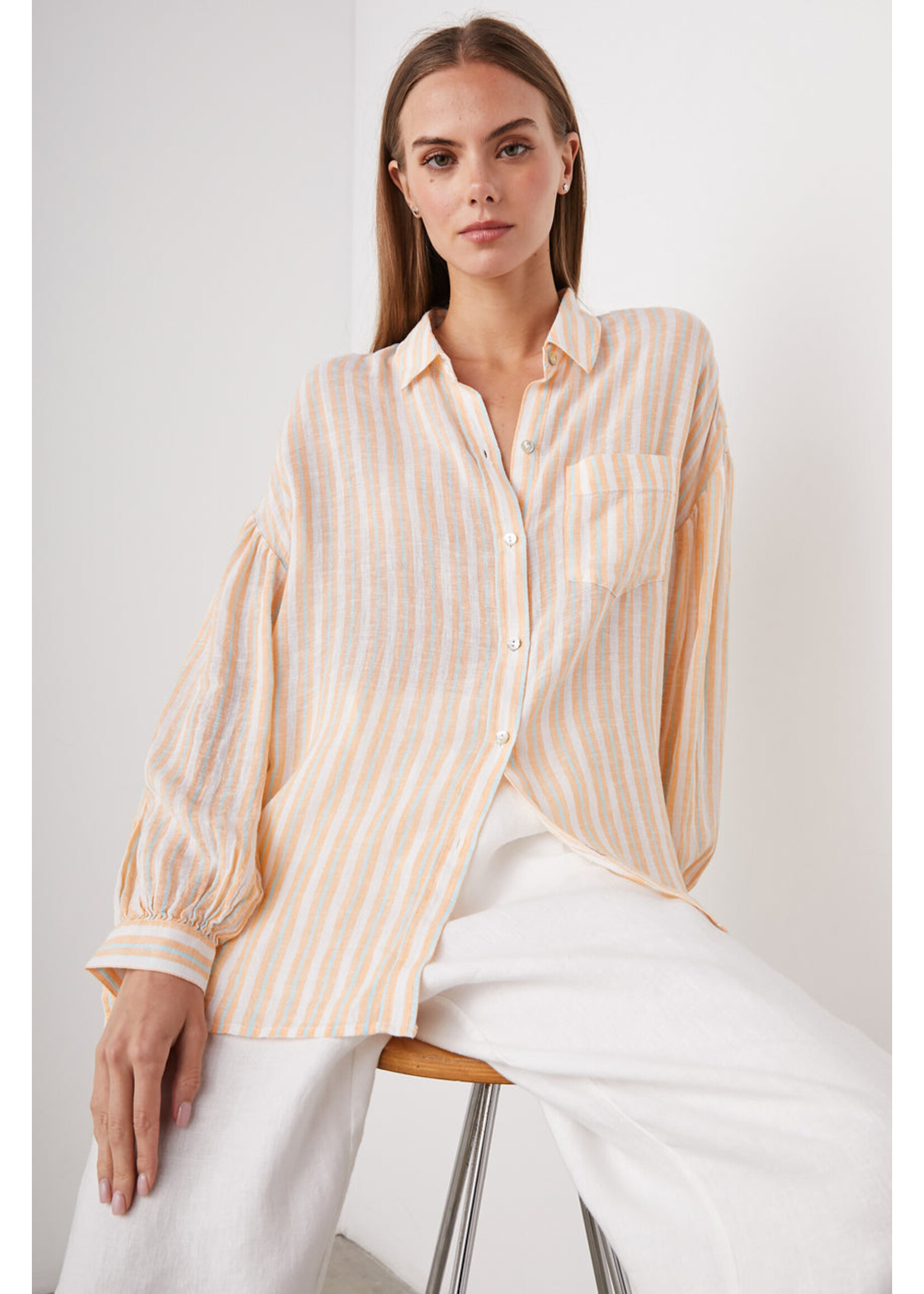 Rails Rails Clio Top - Clementine Stripe