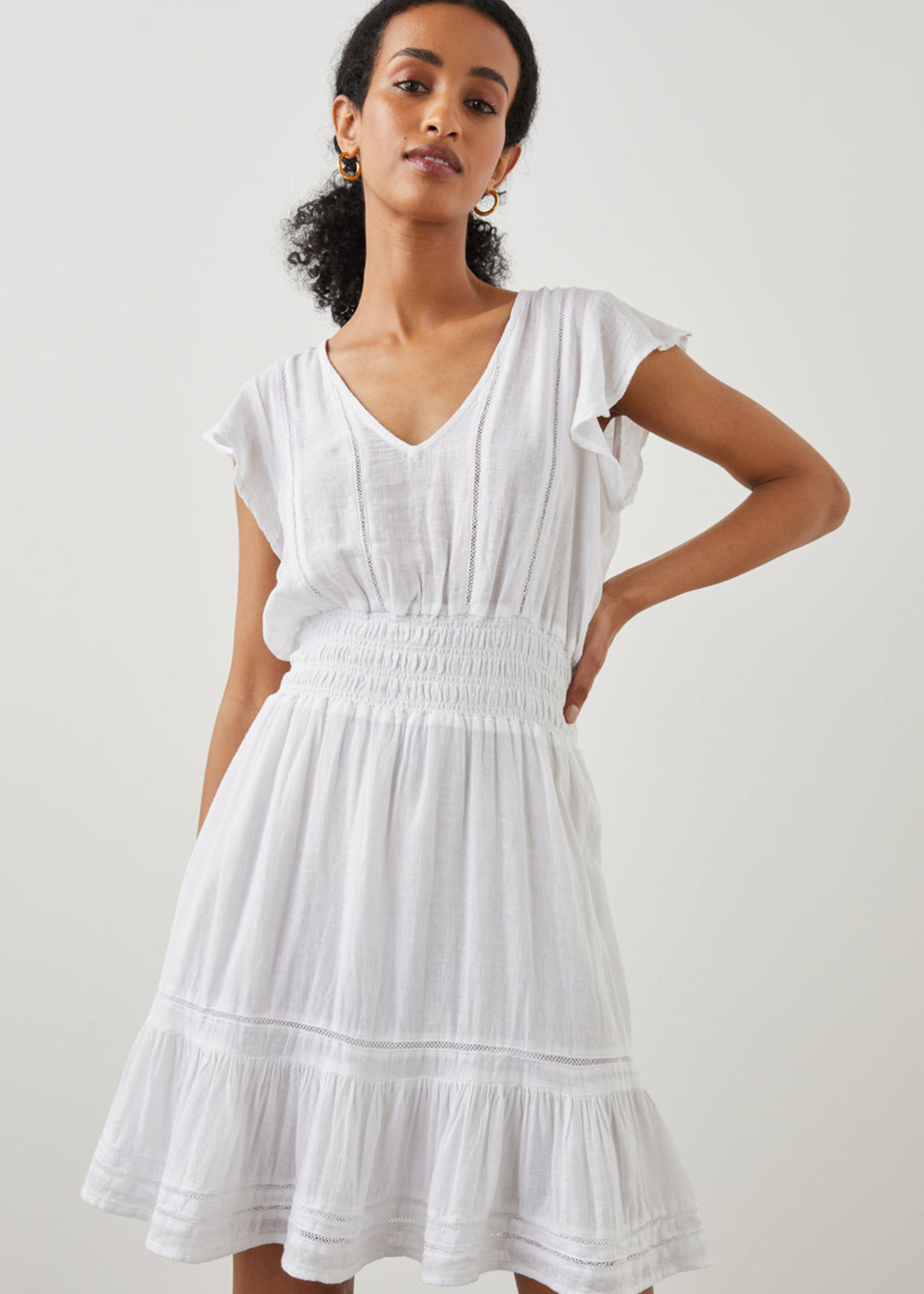 Rails Rails Tara Dress - White Lace Detail