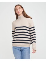Holebrook HB Regina T-Neck Windproof - Khaki / Navy