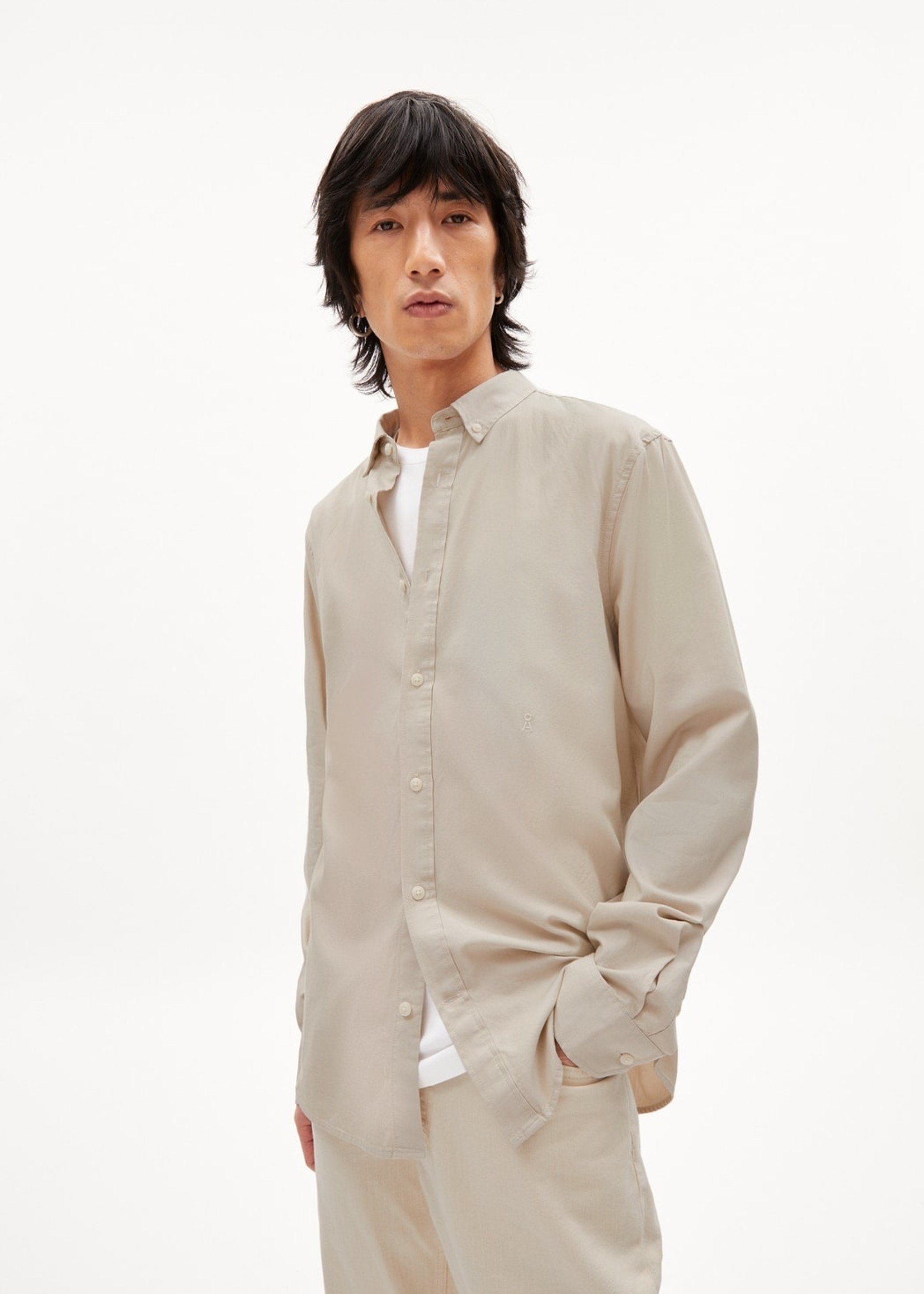 Armedangels AA Quaasa Shirt - Sand Stone