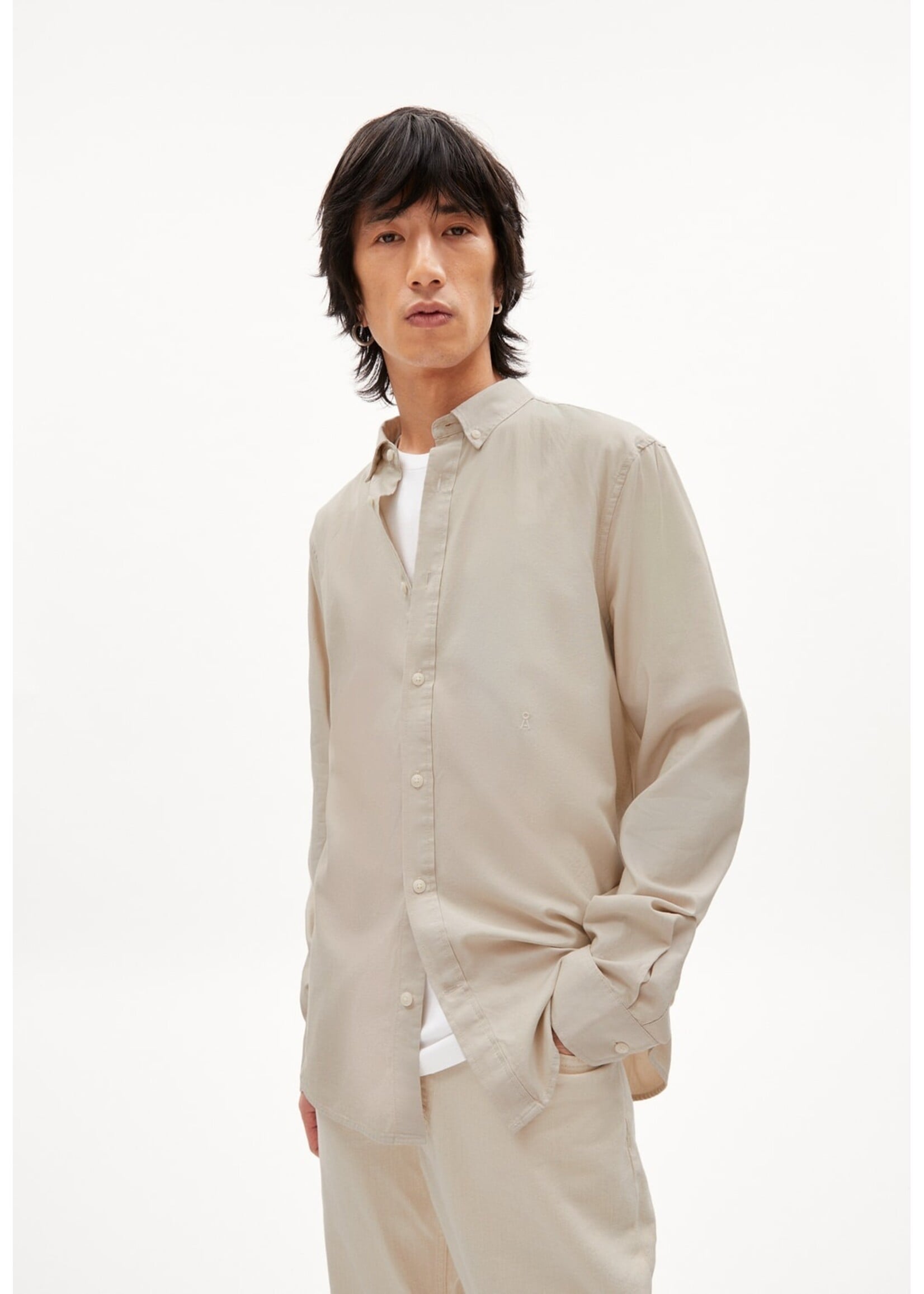 Armedangels AA. Quaasa Shirt - Sand Stone