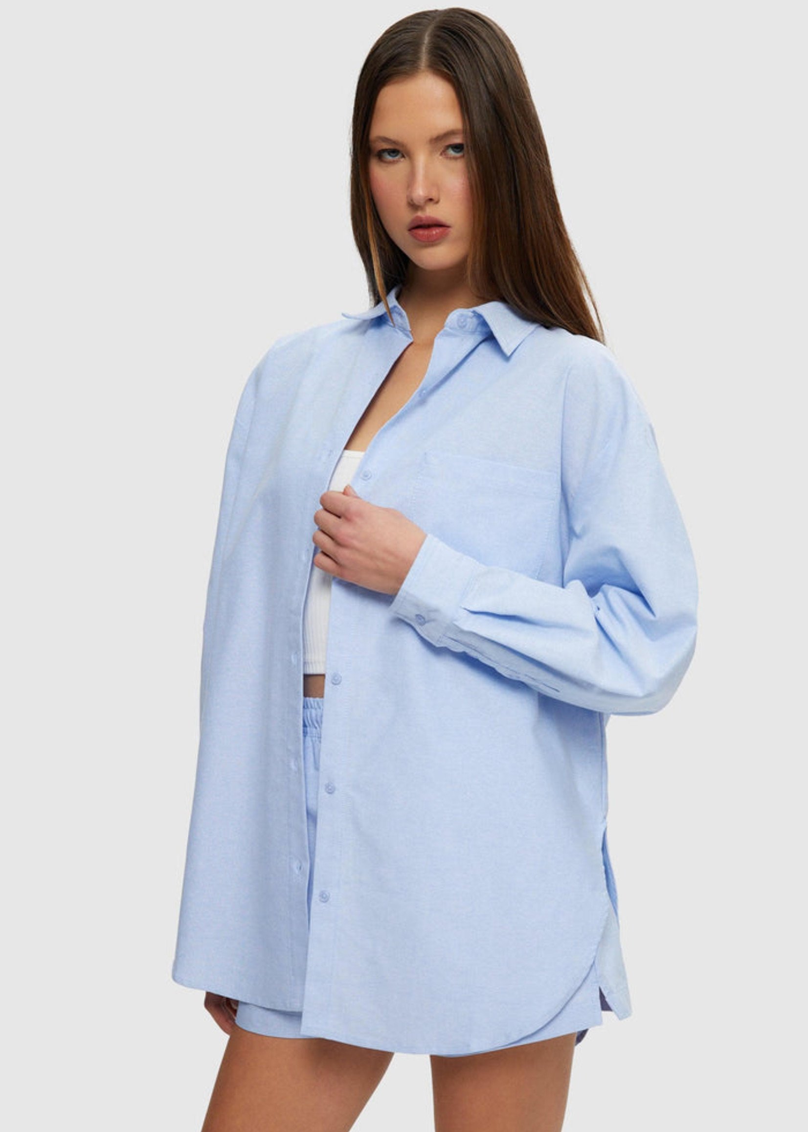 Kuwalla KU Oxford Shirt - Sky Blue