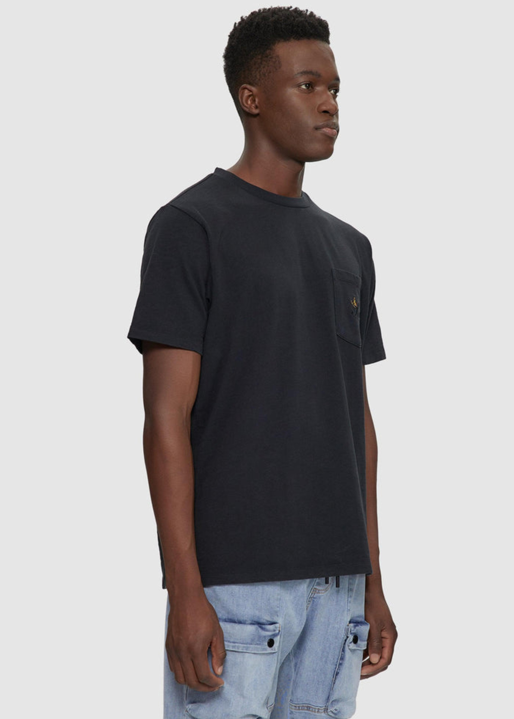 Kuwalla KU Heavyweight Slub Pocket Tee - Black