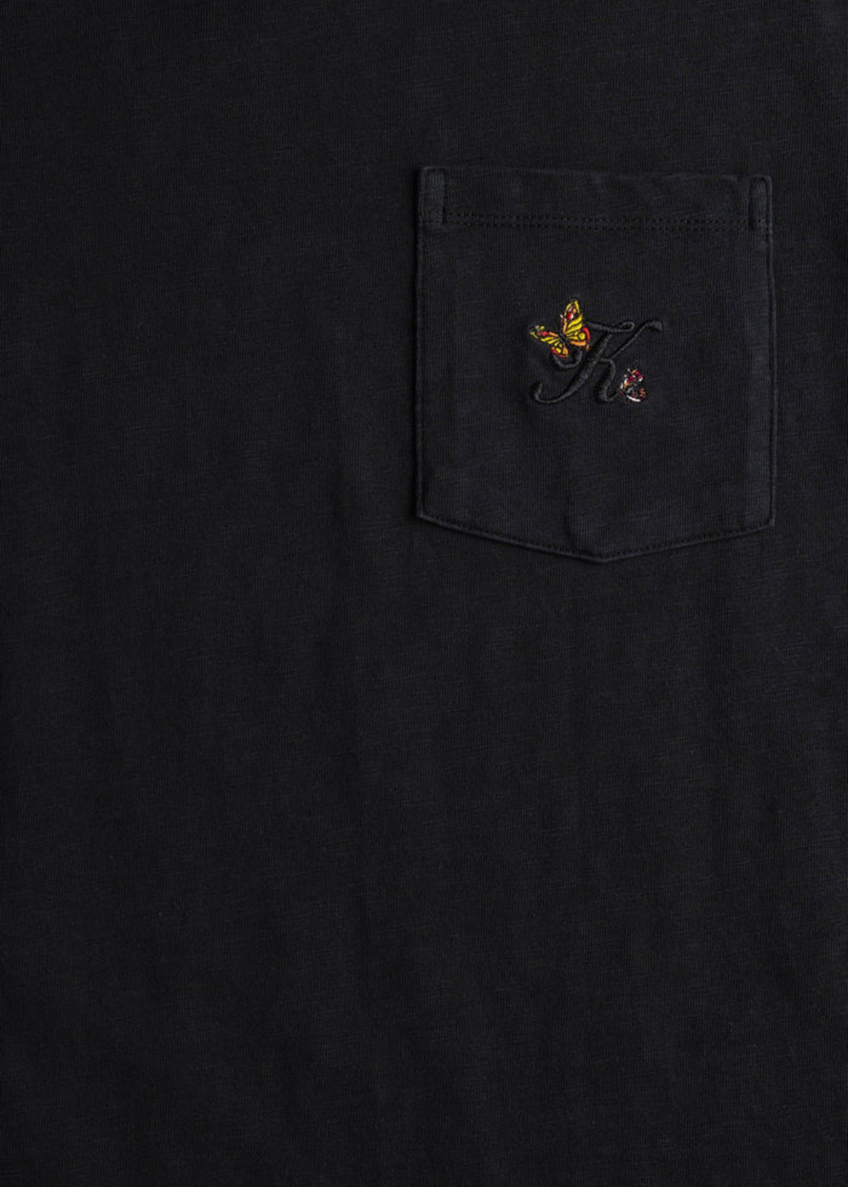 Kuwalla KU Heavyweight Slub Pocket Tee - Black