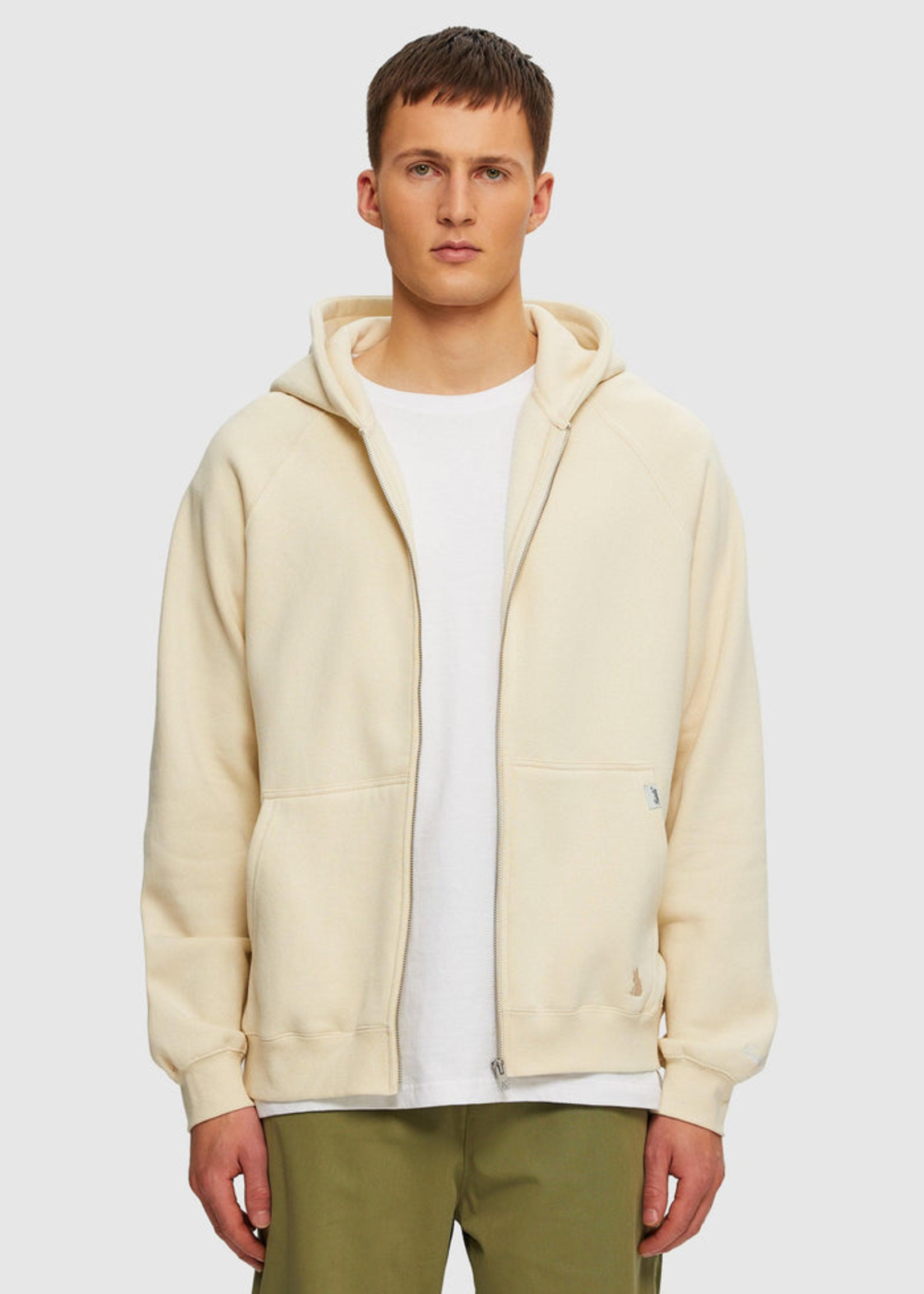 Kuwalla Kuwalla Sweat À Capuche Zippé Raglan - Bouleau
