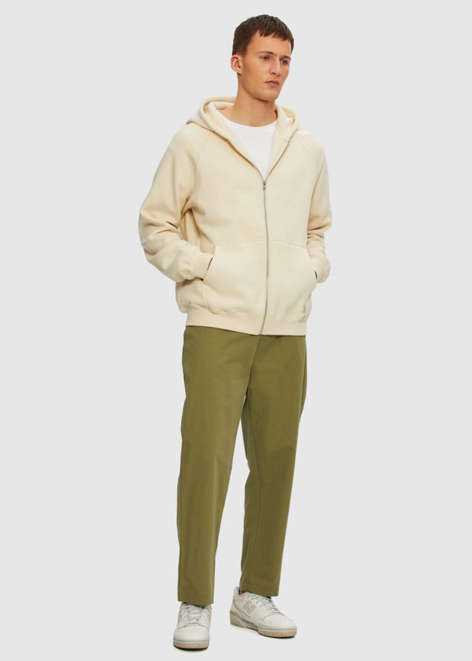 Kuwalla KU Raglan Zip Up Hoodie - Birch