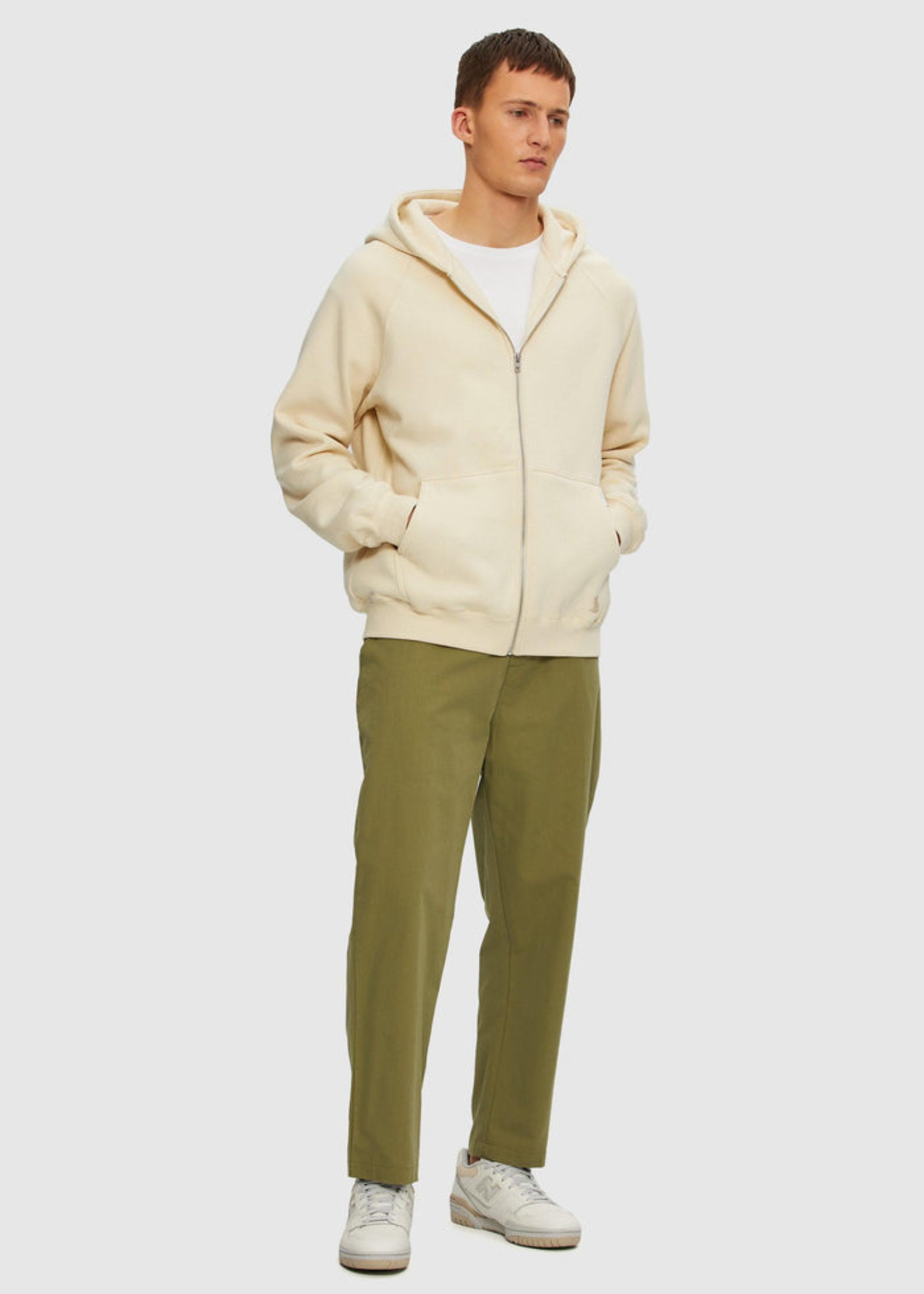 Kuwalla Kuwalla Sweat À Capuche Zippé Raglan - Bouleau