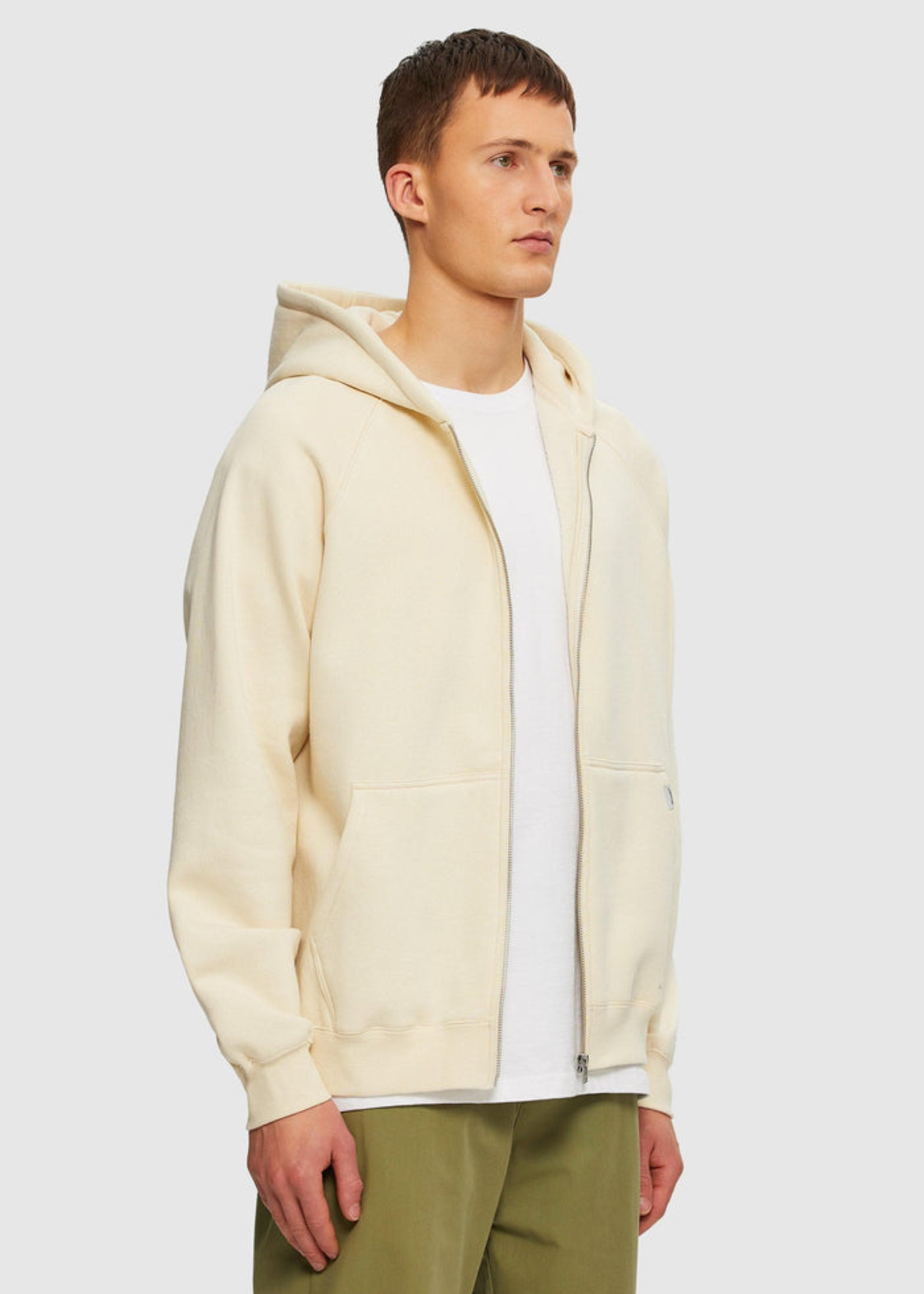 Kuwalla Kuwalla Sweat À Capuche Zippé Raglan - Bouleau