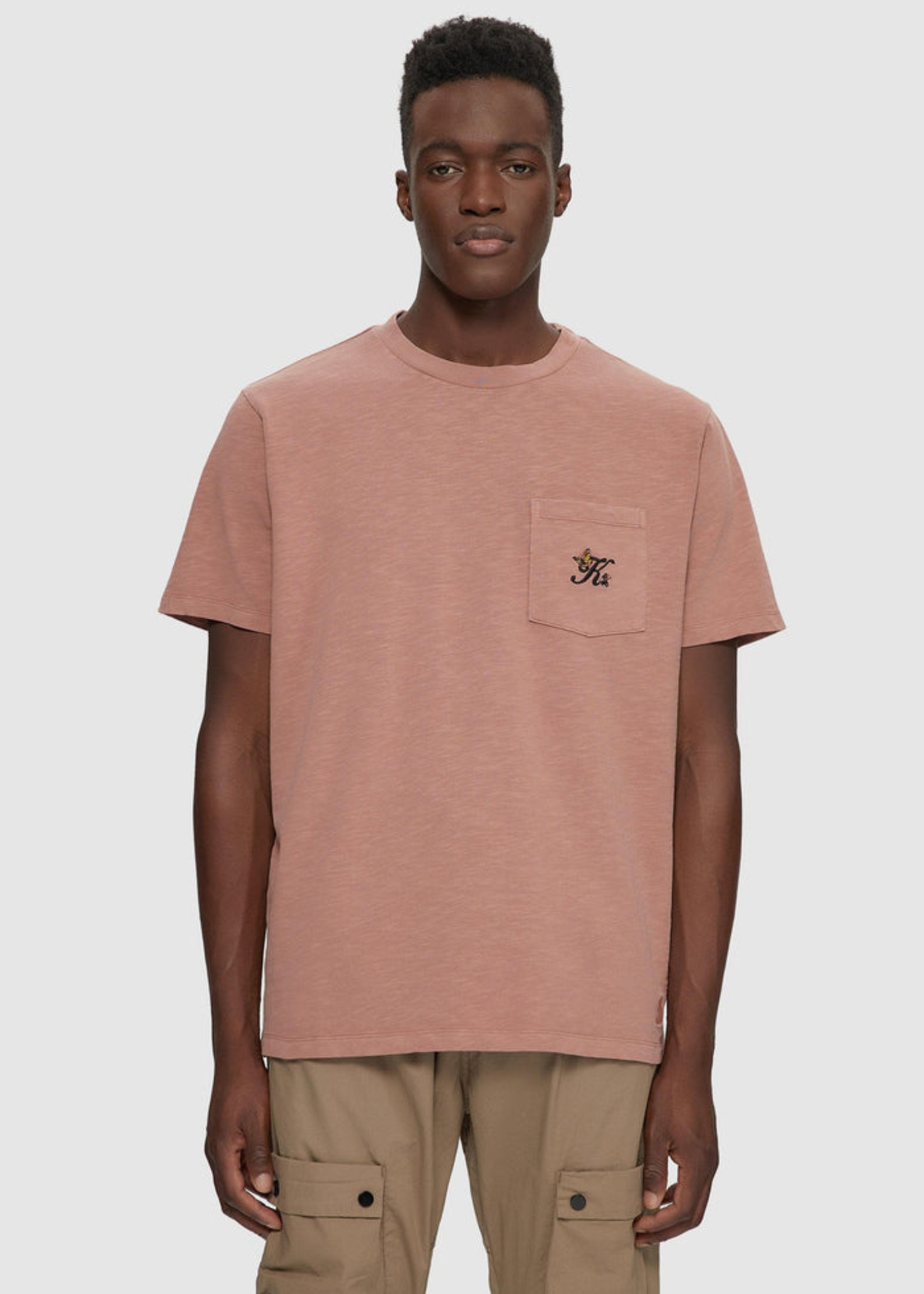 Kuwalla Kuwalla T-Shirt Poche Épais En Tissu Flammé - Burlwood